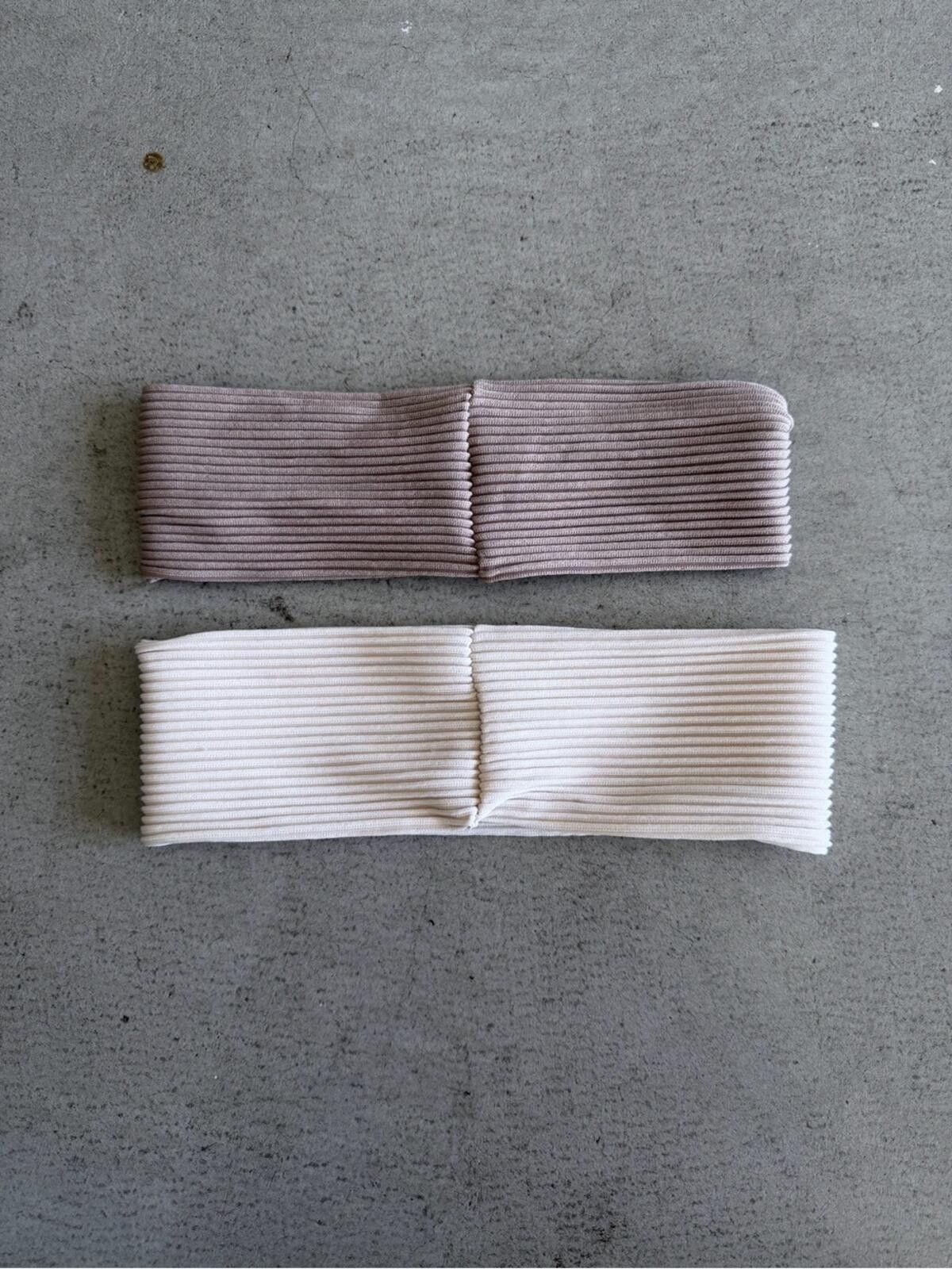 Other Fashion Nova / Ribbed Headband Set / Nude Cream 2pc Size ONE SIZE - 5 Thumbnail