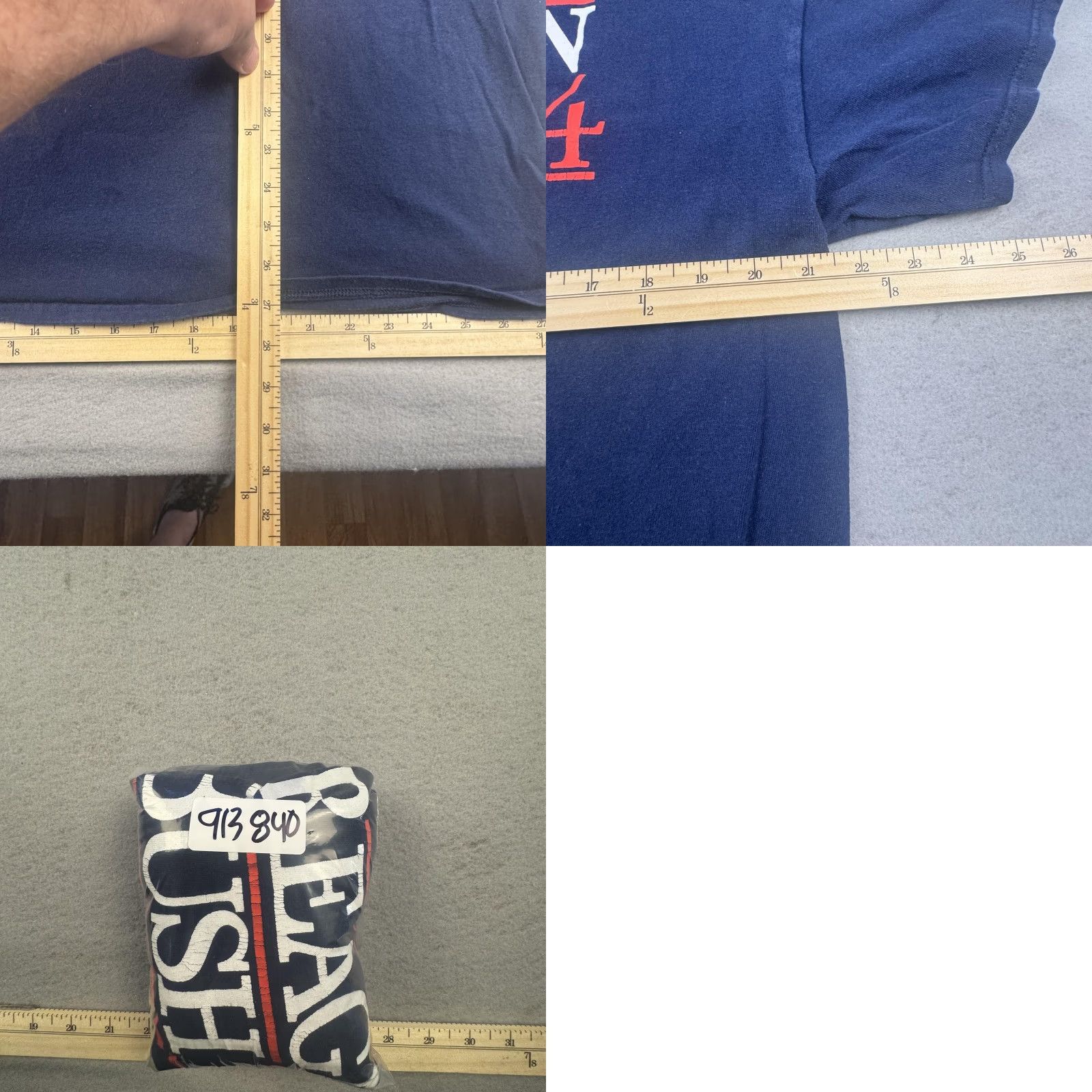 Vintage VINTAGE Reagan Bush '84 Shirt Delta Pro Weight Navy T-Shirt Adults XL Graphic Print Patriotic 1984 Campaign Mens Size US XL / EU 56 / 4 - 8 Thumbnail