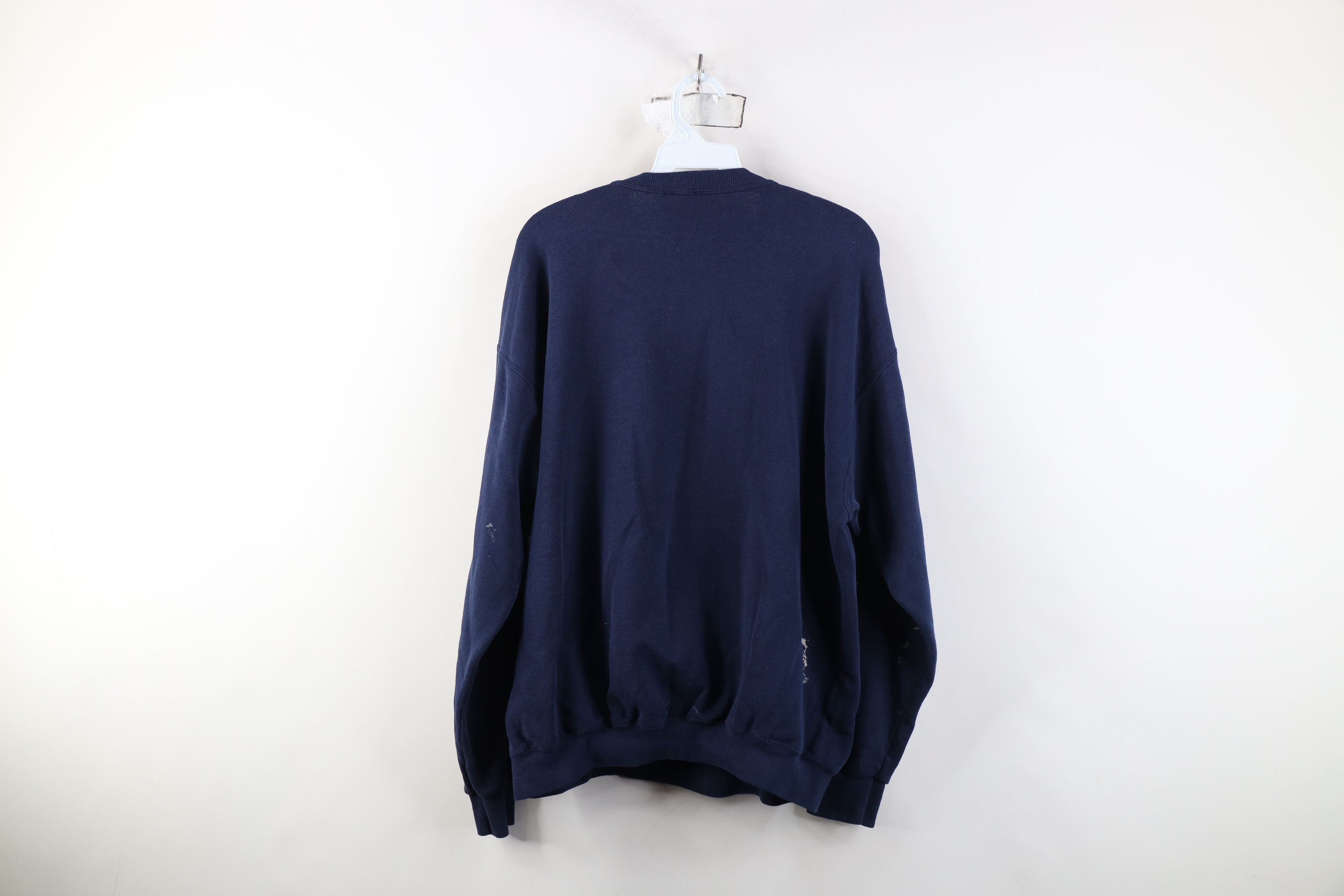 Vintage Vintage 90s Streetwear Spell Toledo Rowing Sweatshirt Blue Size US XL / EU 56 / 4 - 13 Thumbnail