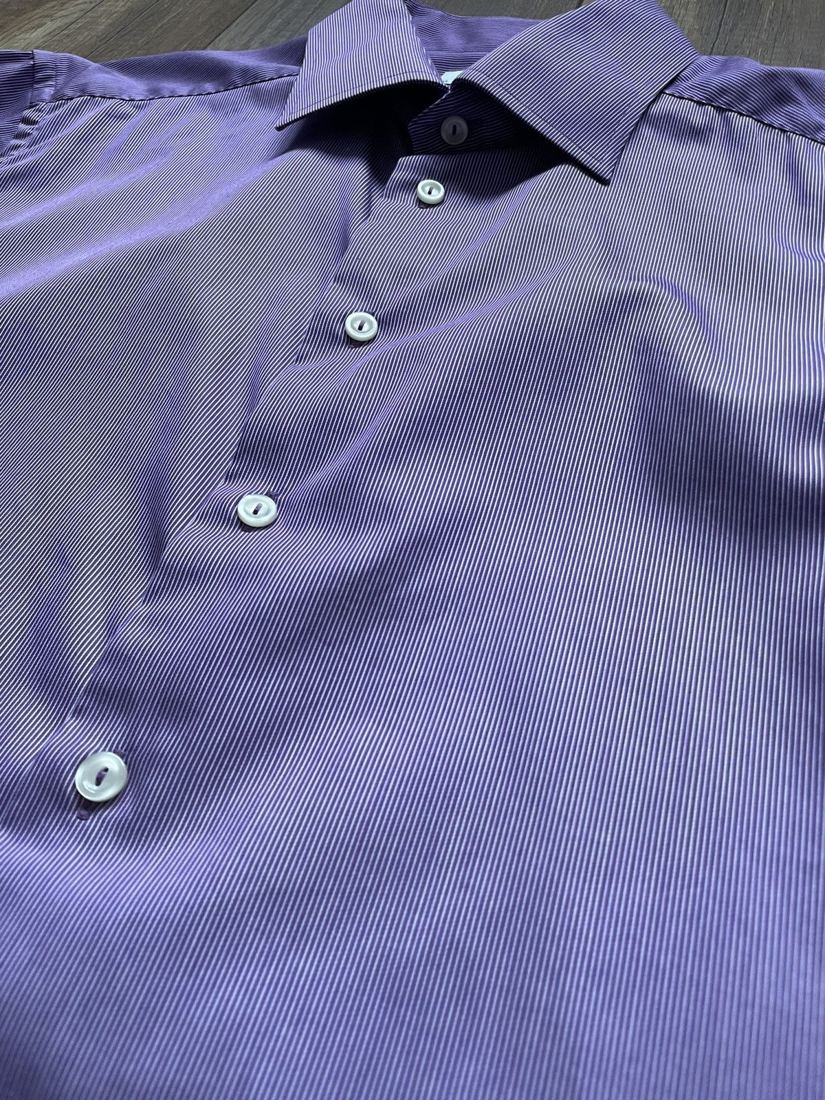 Eton ETON Shirt Button Down Slim Fit Mens Size US S / EU 44-46 / 1 - 2 Thumbnail