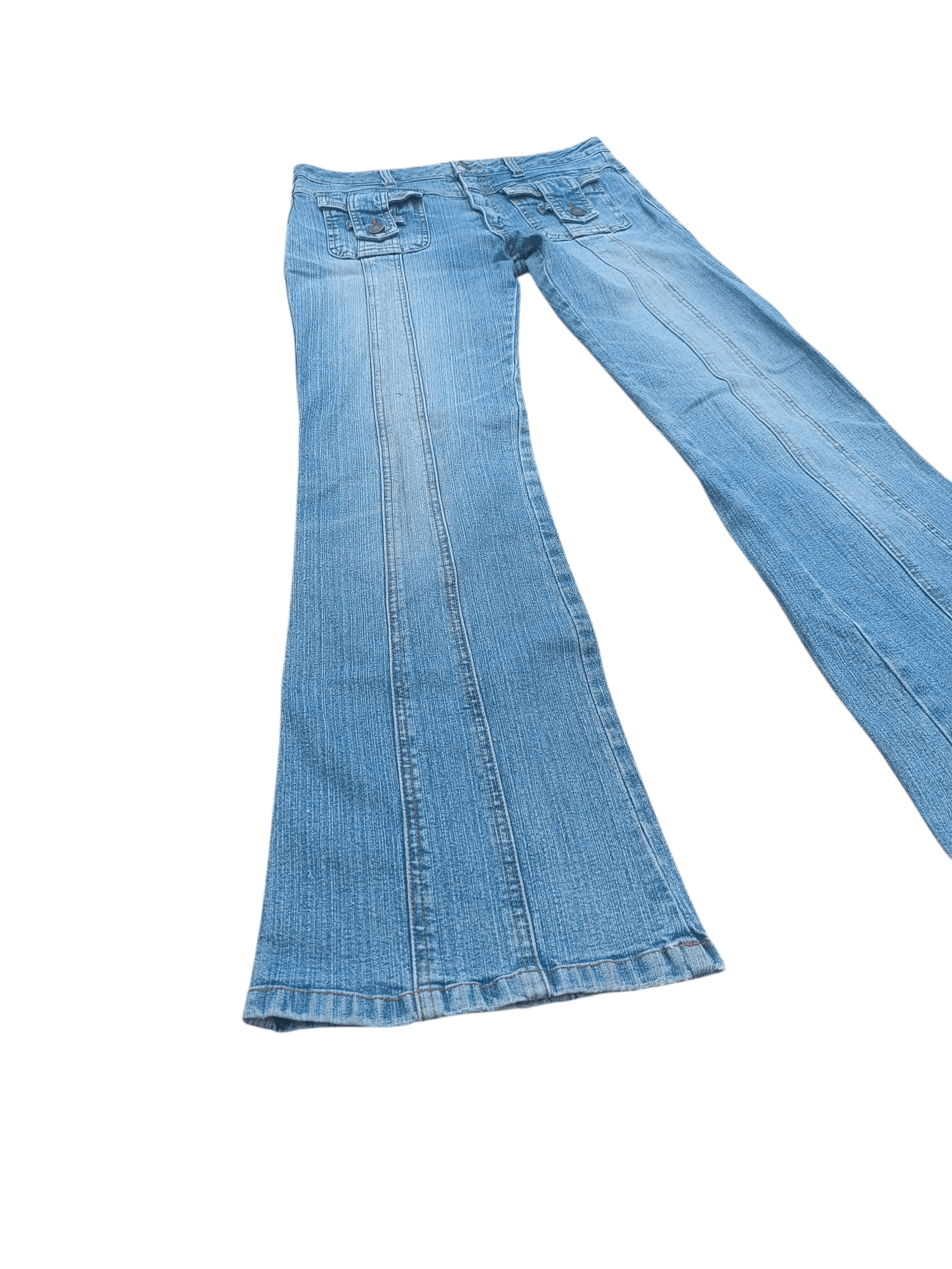 If Six Was Nine × Japanese Brand 💥SICK FLARE💥 Vintage 90s Style Bush Pant Denim E190 Size US 28 / EU 44 - 1 Thumbnail