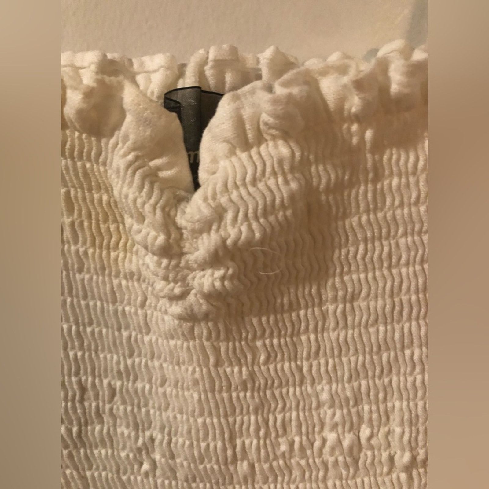 Reformation Reformation. Ribbed cropped top in white Size S / US 4 / IT 40 - 5 Thumbnail