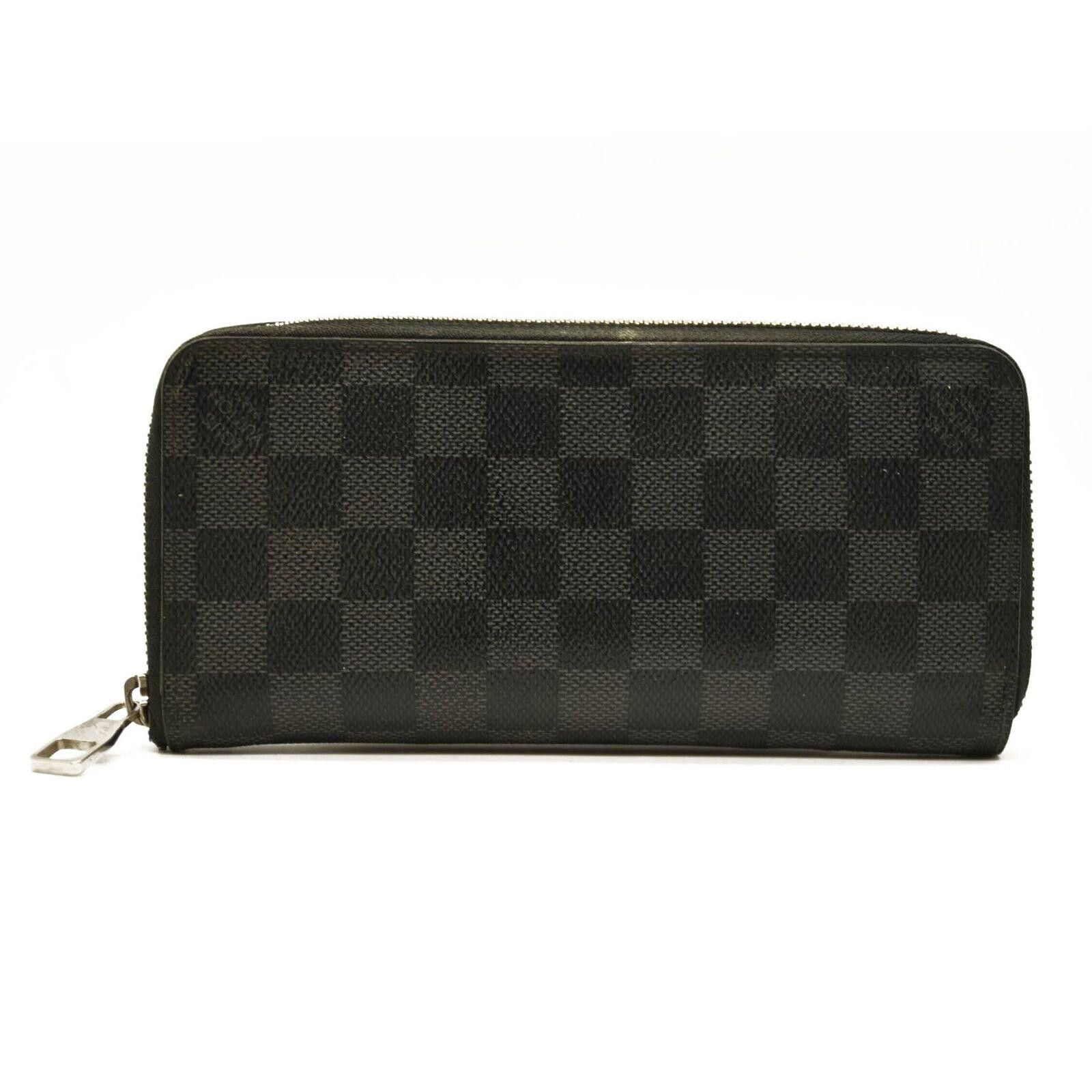 Louis Vuitton Damier Graphite Zippy Coin Purse Gi2172 in Black, Women's