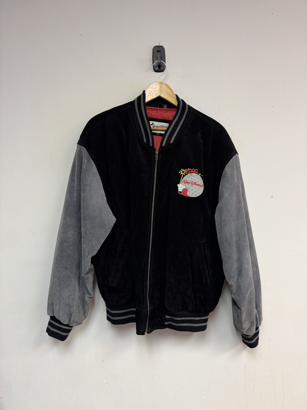 Disney 2000 Disney wool/suede varsity jacket Size US L / EU 52-54 / 3 - 2 Thumbnail