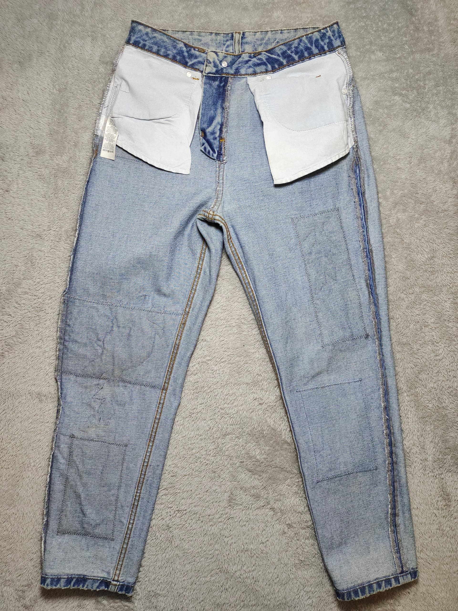 Asos ASOS CURVE 3D ROSE MOM HIGH WAIST JEANS SIZE 28 Size 28" / US 6 / IT 42 - 9 Thumbnail