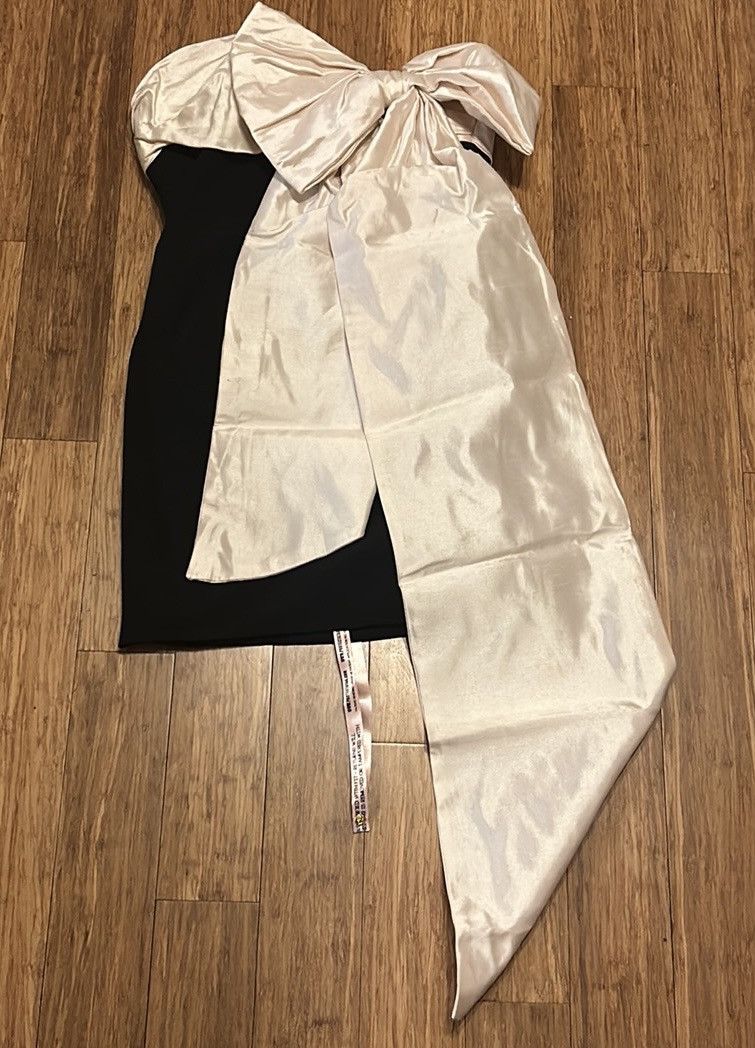 House of CB Jana Giant Bow Strapless Mini Cocktail Dress