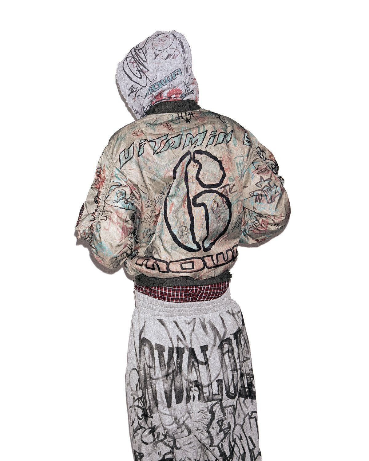 Mowalola MOWALOLA 2026 Graffiti Reversible Bomber Jacket L Size US L / EU 52-54 / 3 - 3 Thumbnail