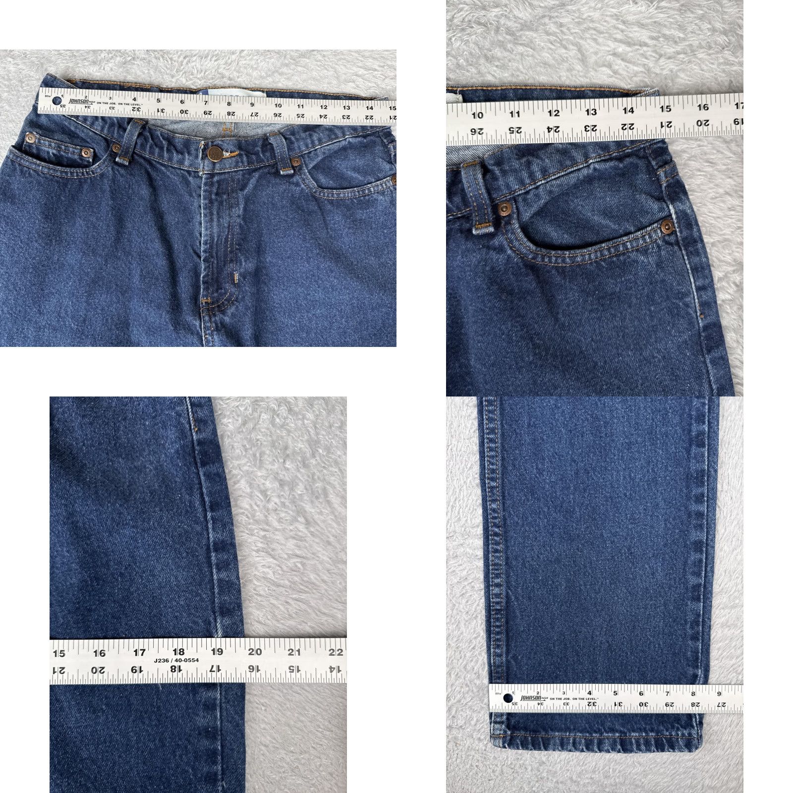 Denime SO Jeans Womens 9 Bootcut Jeans Blue Mid Rise 100% Cotton 5-Pocket Denim Boot Leg Casual Y2K Mens? Size 30" / US 8 / IT 44 - 9 Thumbnail