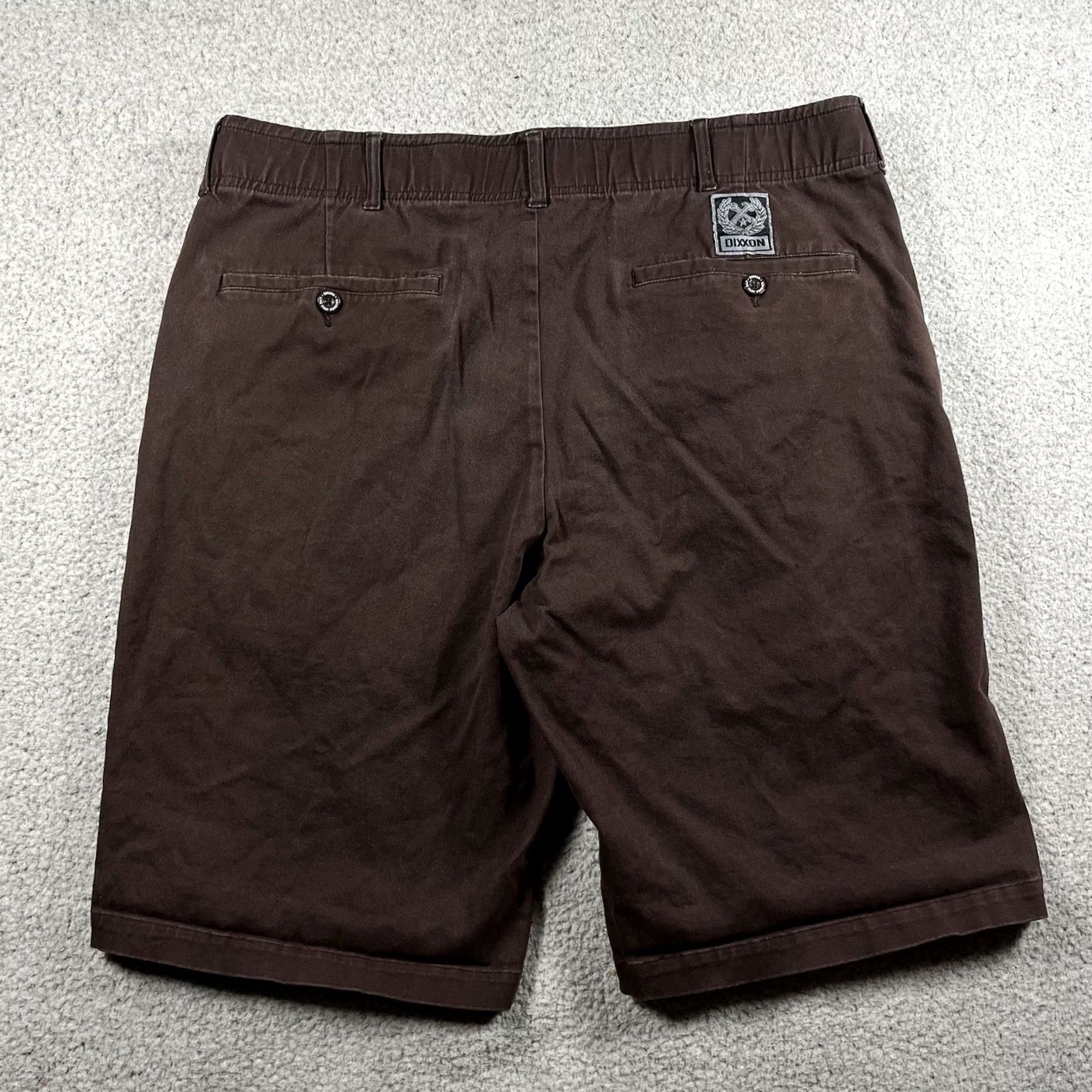 Vintage Dixxon Shorts Mens 36 Brown Performance Stretch Waistband Chino D Flexx Outdoor Shirt City? Size US 36 / EU 52 - 6 Thumbnail