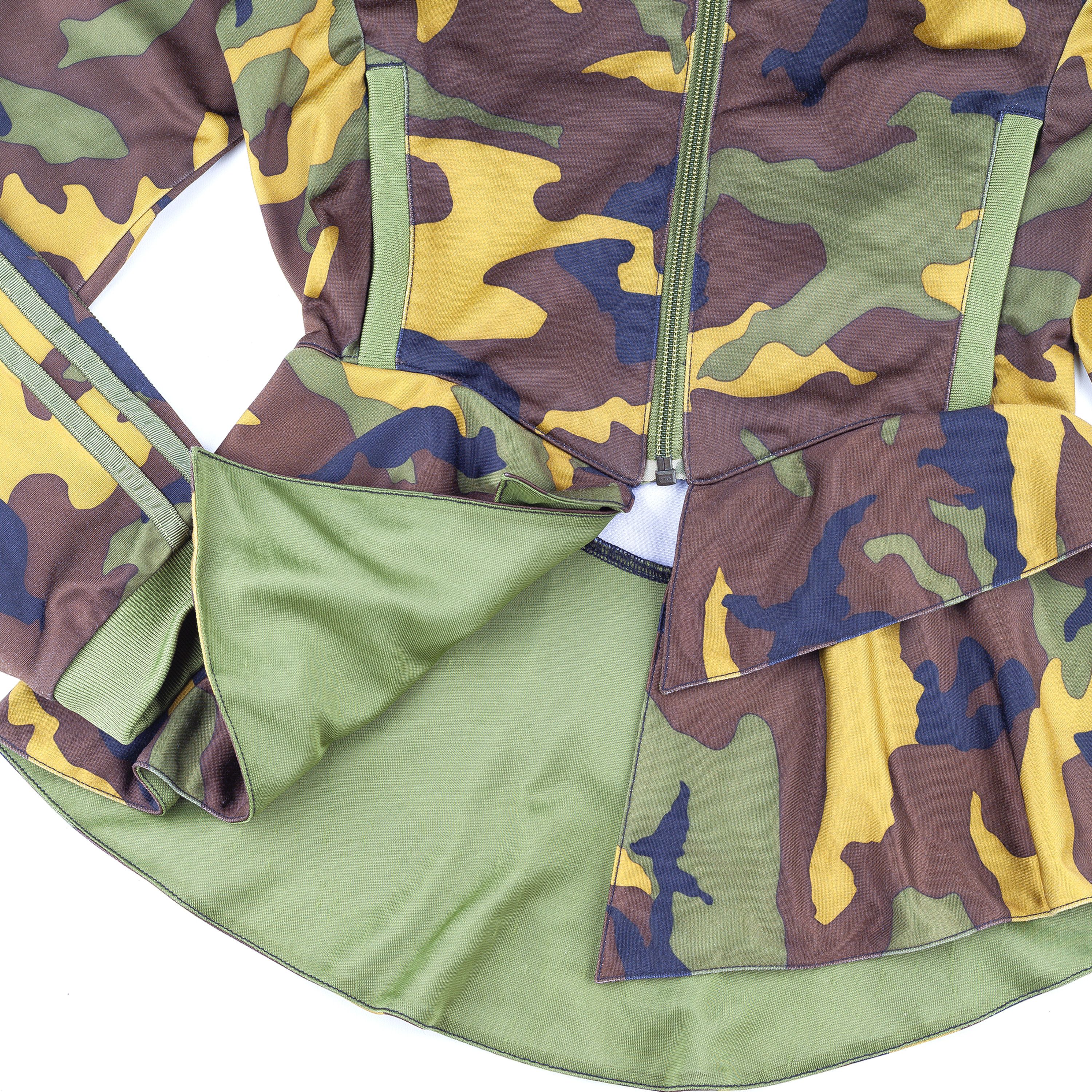 Adidas × Jeremy Scott Adidas Originals x Jeremy Scott Peplum Camouflage Jacket (S) Size S / US 4 / IT 40 - 4 Thumbnail