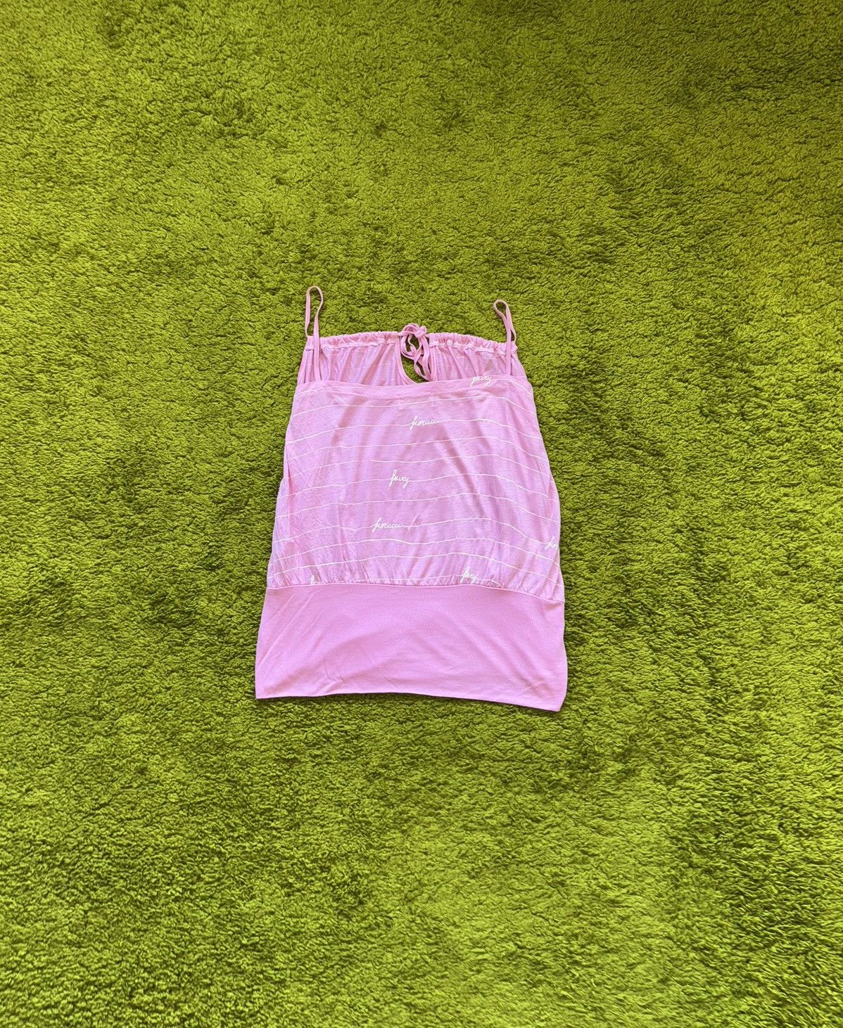 Fiorucci Fiorucci 1990s vintage Fairy logo striped cami tank top Size L / US 10 / IT 46 - 2 Thumbnail