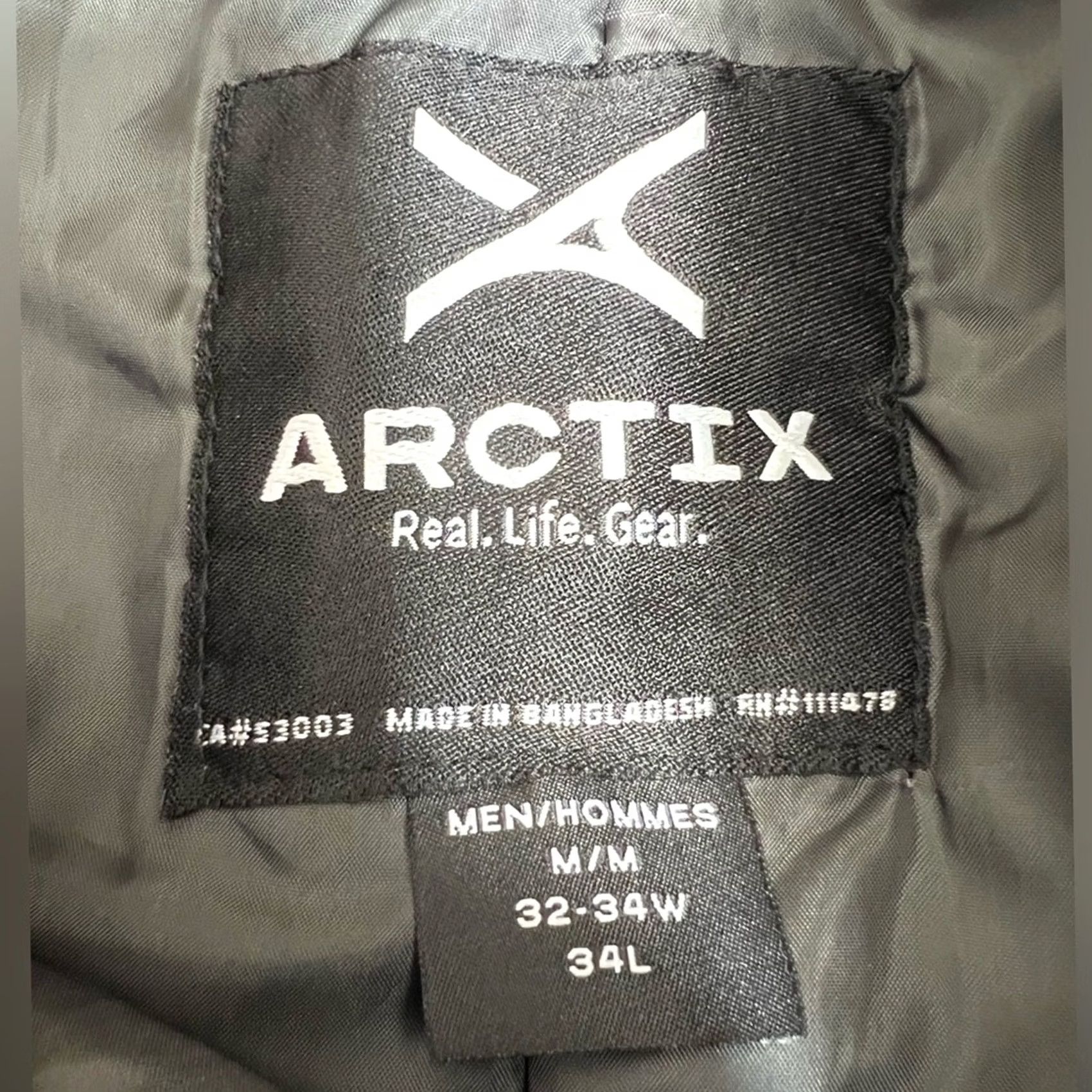 Vintage Arctix Pants Snow Men Black 196475-00 Medium 32-34W 34L Regular Style Snow Pants Mens Size US 31 - 7 Thumbnail