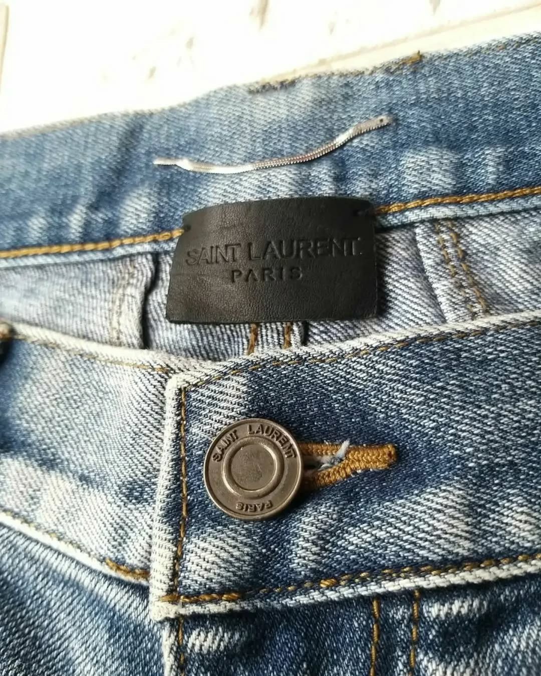 Saint Laurent Paris Saint Laurent Paris Jeans Size US 33 - 4 Thumbnail