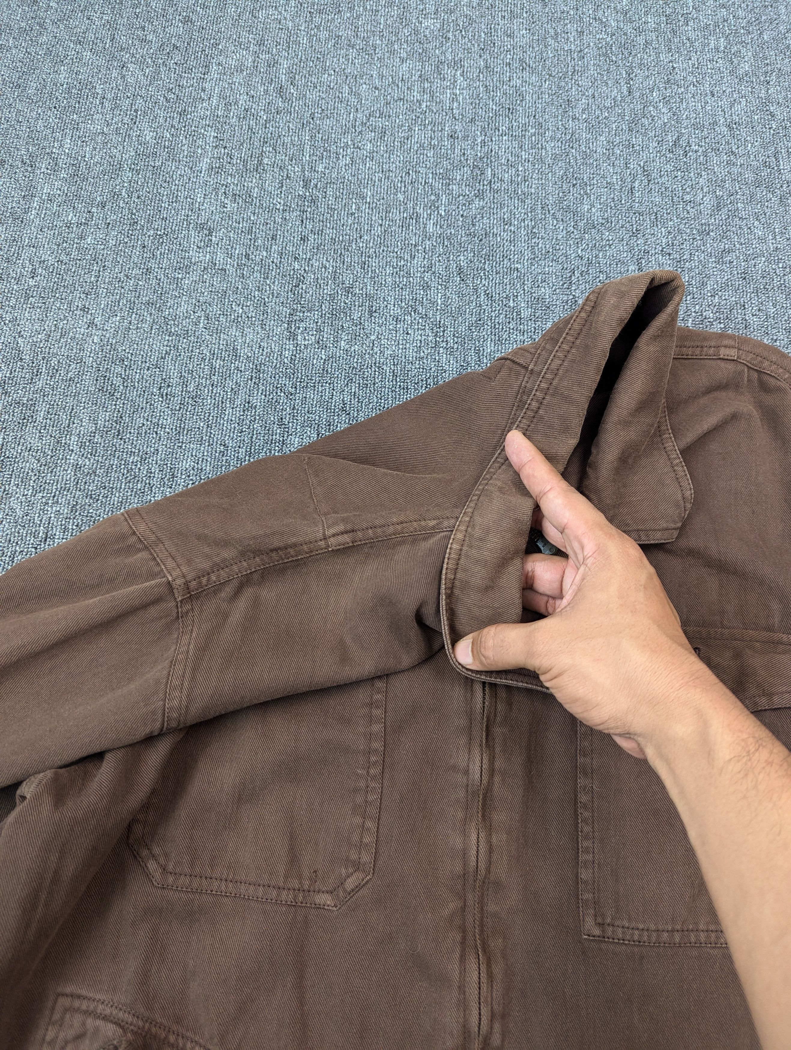 Japanese Brand Vintage Mackdaddy Distressed Brown Cotton Jacket Size US L / EU 52-54 / 3 - 13 Thumbnail