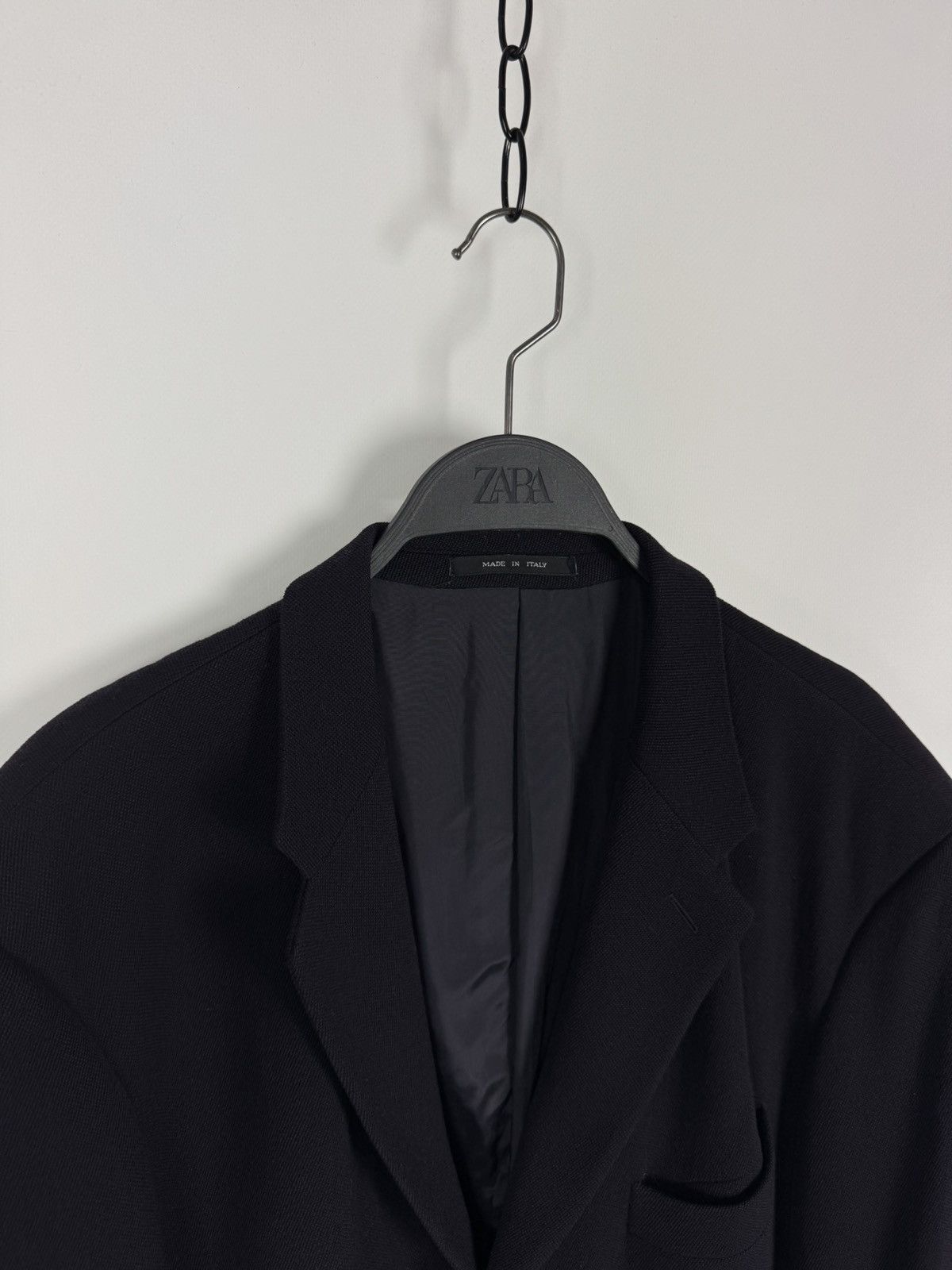 Emporio Armani 70-80’s Vintage Emporio Armani Wool Classic Blazer Jacket Size 44R - 4 Thumbnail