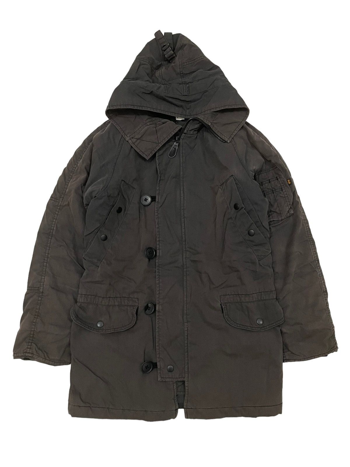 Alpha Industries × Margaret Howell × Vintage MHL Alpha Industries Sun Faded Parka Size US S / EU 44-46 / 1 - 1 Thumbnail