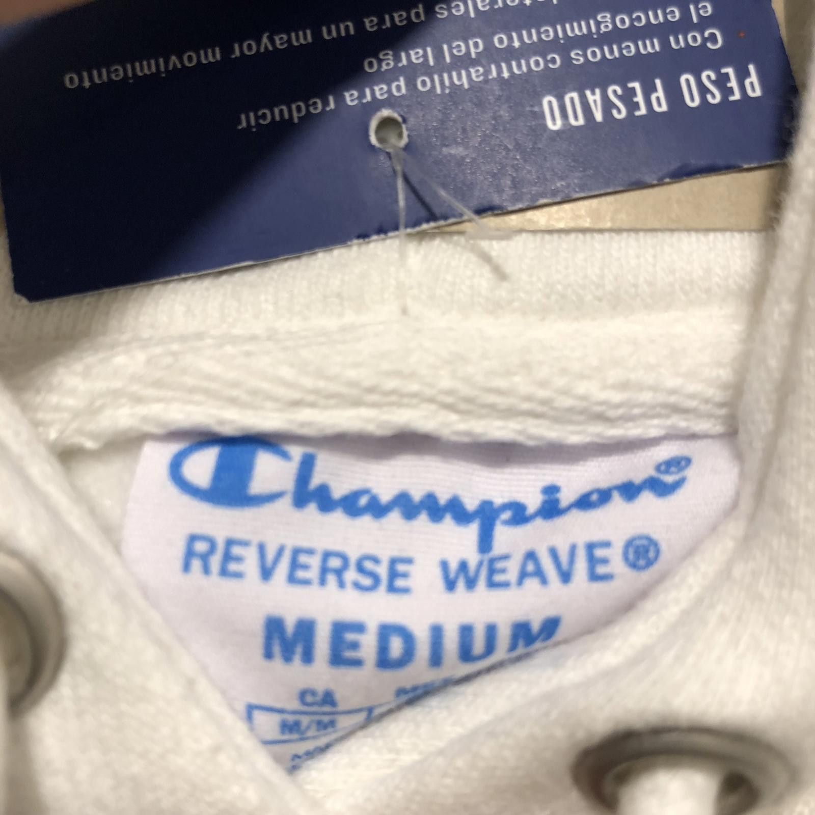 Champion Champion Reverse Weave Hoodie - Classic White | Size Medium Size M / US 6-8 / IT 42-44 - 4 Thumbnail