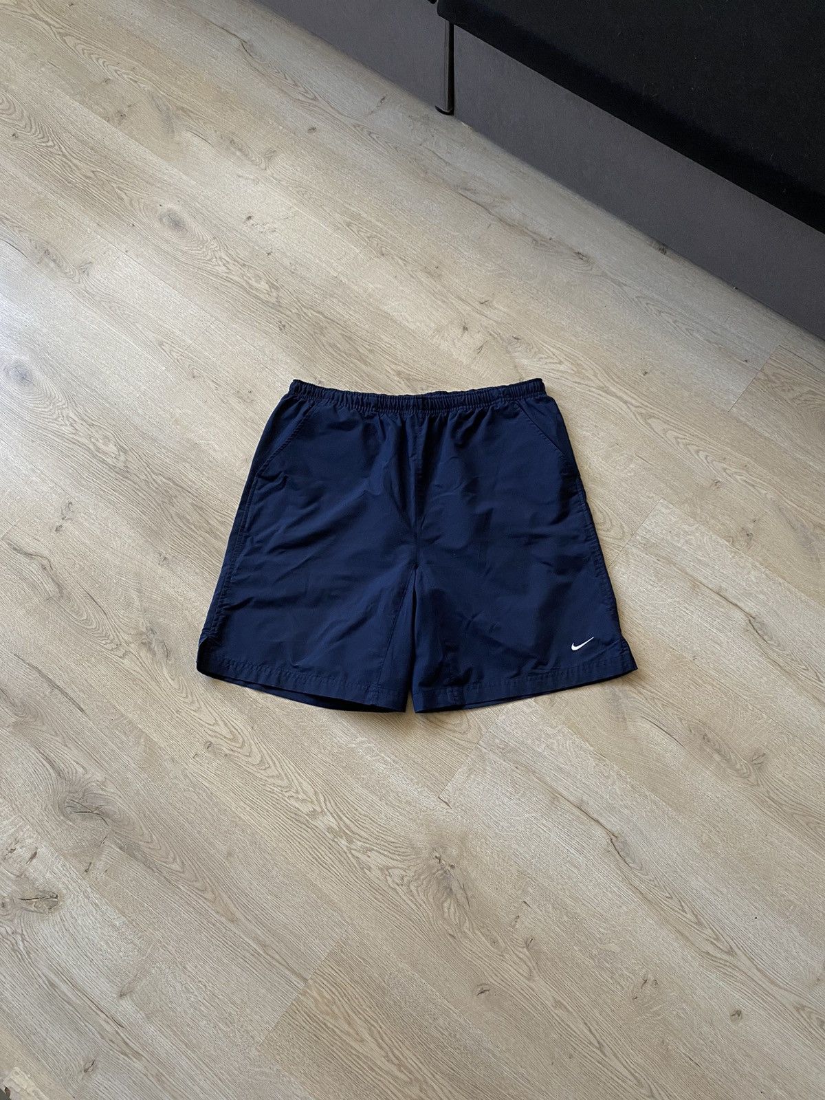 Japanese Brand × Nike × Vintage Vintage Nike Shorts Min Swoosh Drill baggy Hype Japanese Y2K Size US 34 / EU 50 - 1 Thumbnail