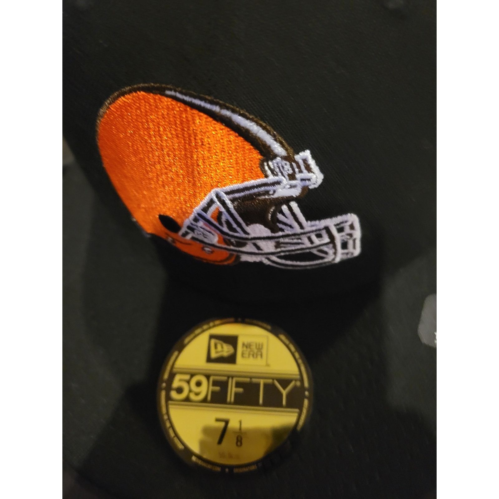 New Era New Era 59FIFTY Cleveland Browns Logo Fitted Hat Cap 7 1/8 Size ONE SIZE - 8 Thumbnail