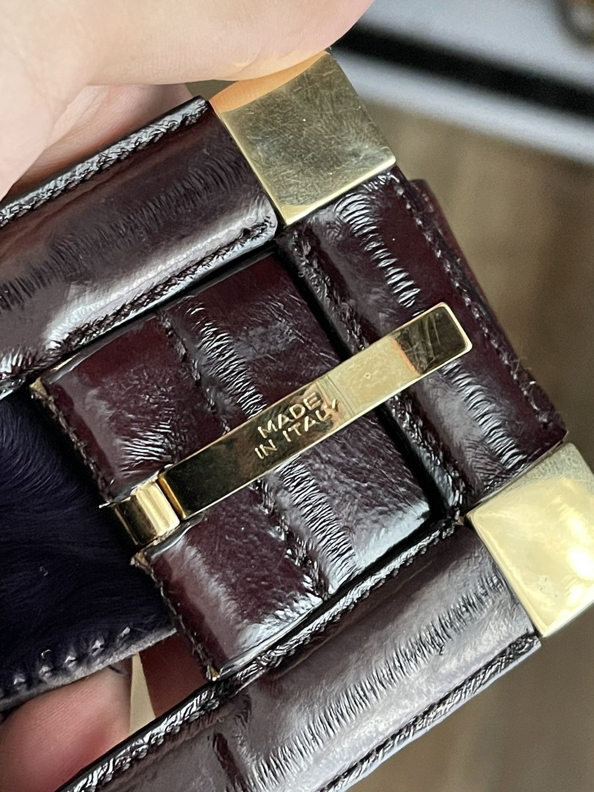 Dolce Gabbana D&G Vintage Leather Italy Archive Belt - joarbit.com