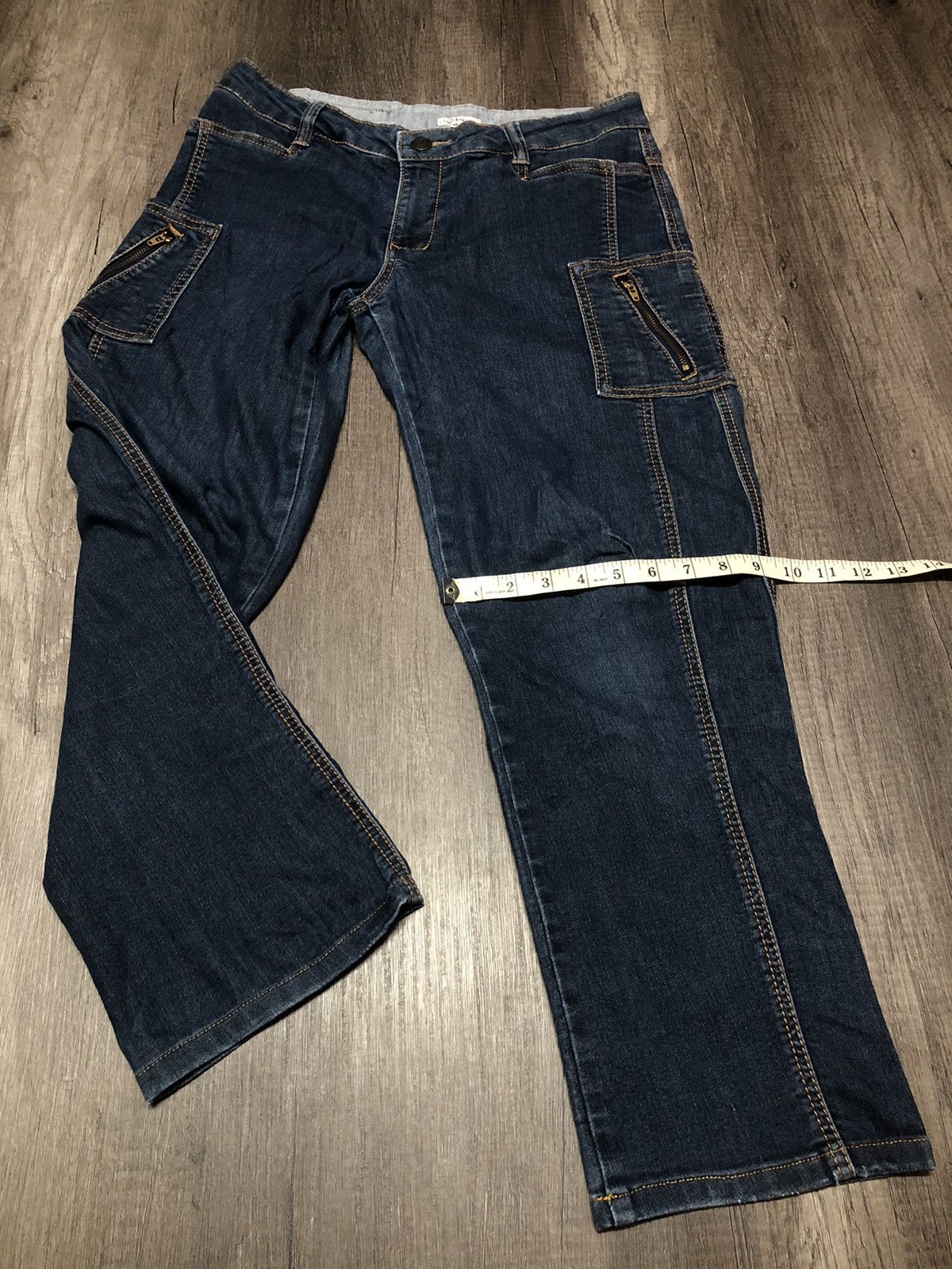Designer × Japanese Brand Lui Chantant Multi Pocket Jeans Cargo Style Unisex Design Size US 32 / EU 48 - 6 Thumbnail