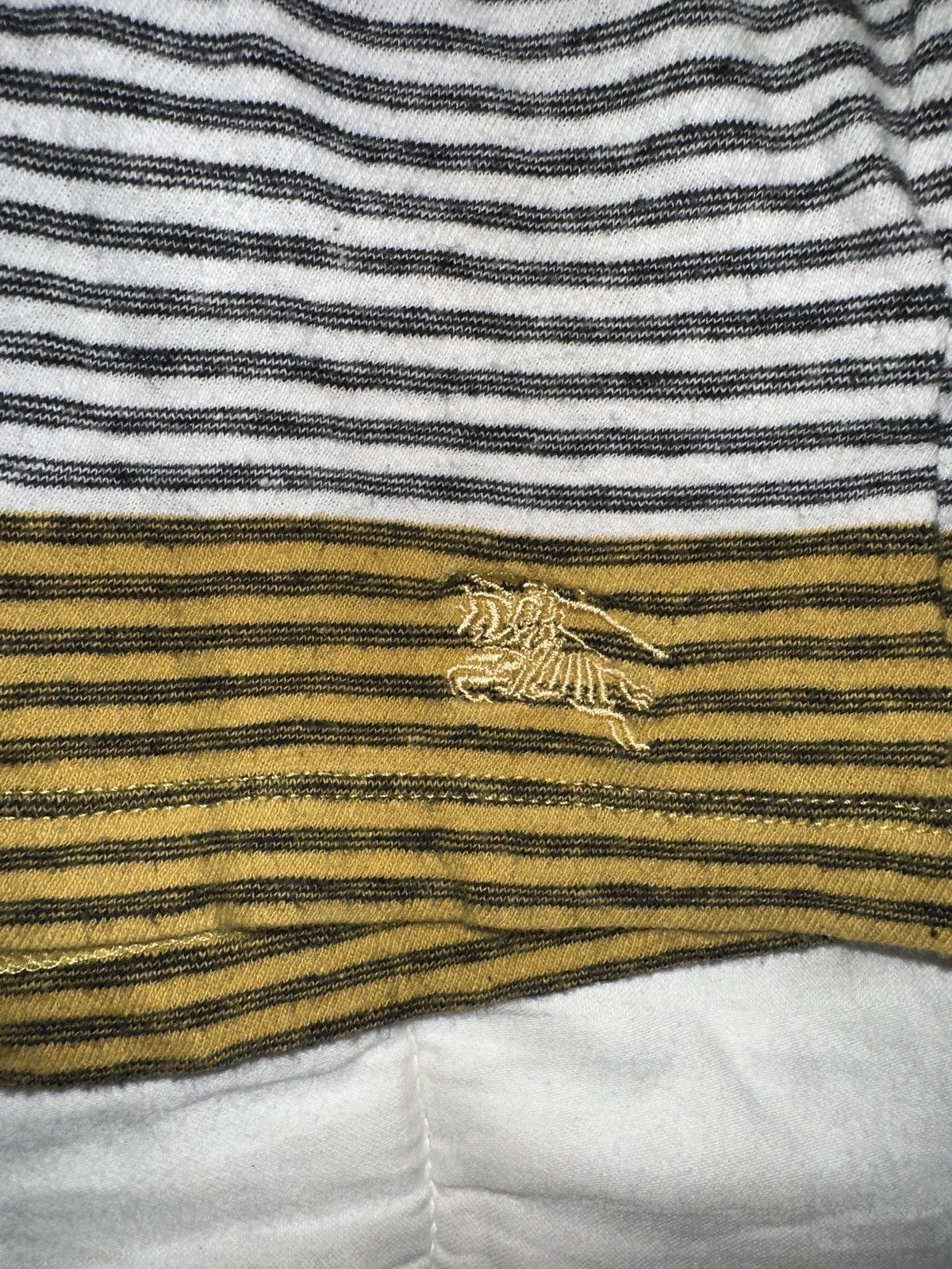 Burberry Striped Burberry T Shirt Size US M / EU 48-50 / 2 - 2 Thumbnail