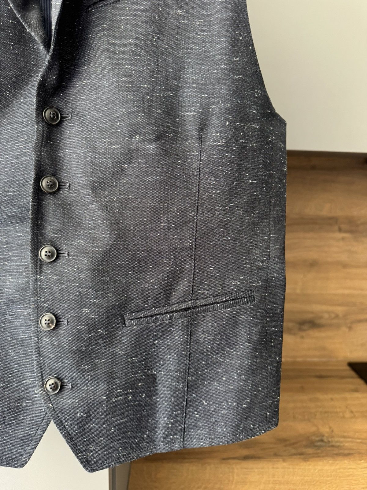 John Varvatos John Varvatos Collection - Navy Wire Collar Vest - Size 48 Size US M / EU 48-50 / 2 - 3 Thumbnail