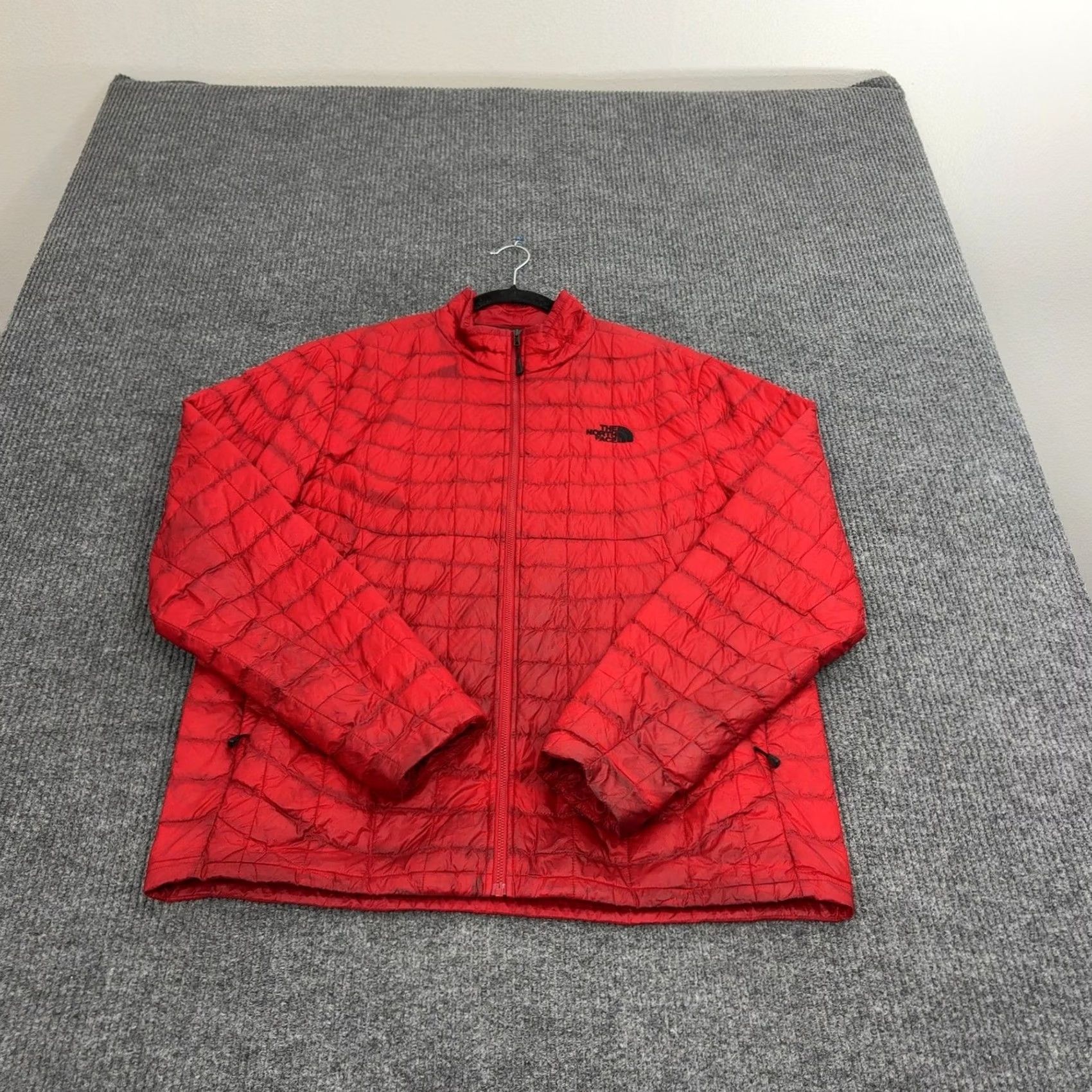 The North Face The North Face Jacket Mens L Red Thermoball Quilted Full Zip Puffer Gorpcore Size US L / EU 52-54 / 3 - 3 Thumbnail