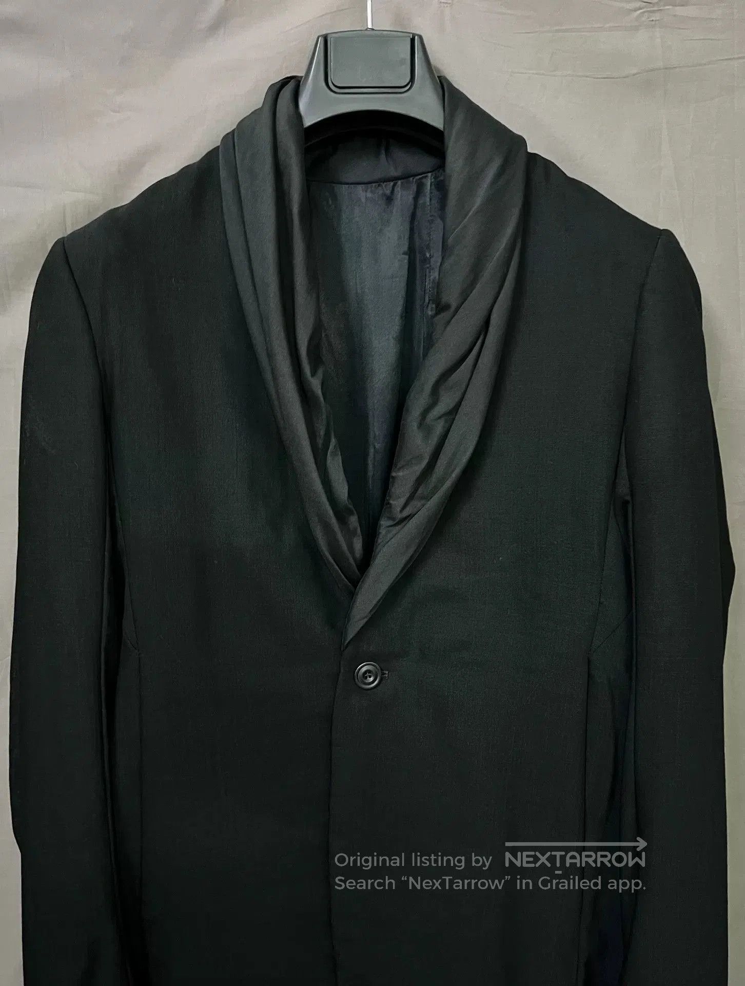Rick Owens Rick Owens Elegant Black Blazer Jacket. Size US M / EU 48-50 / 2 - 2 Thumbnail