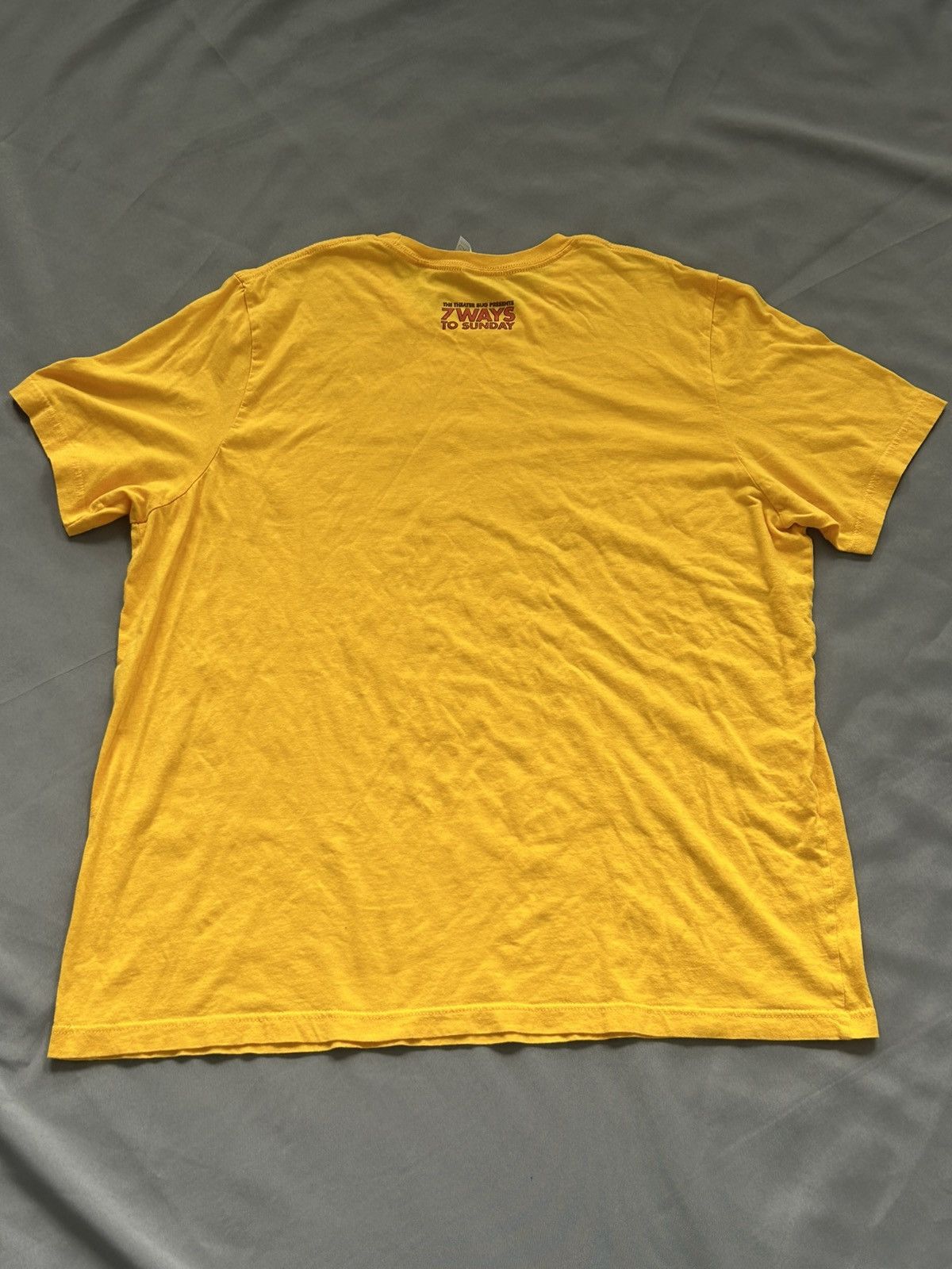 Vintage Yellow “WAIT FOR THE SUN” Graphic Tee – Size 2XL Size XXL / US 16-18 / IT 52-54 - 4 Thumbnail