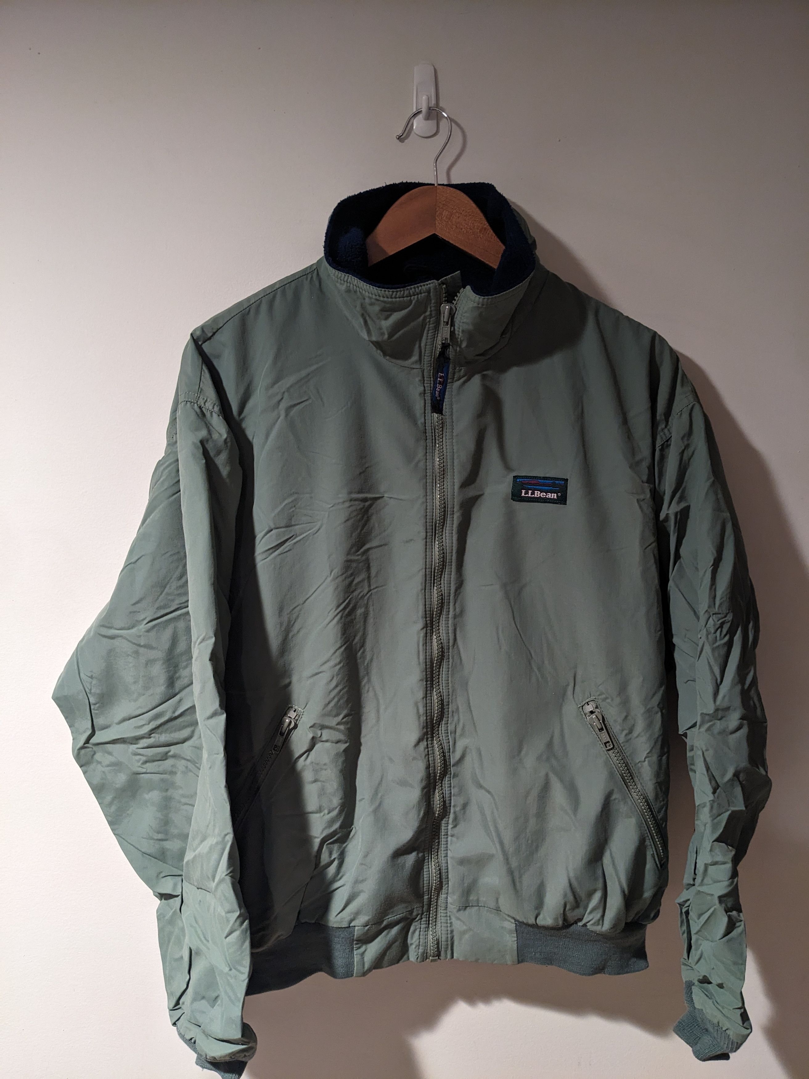 L.L. Bean × Vintage Retro L.L. Bean Green Zip Up Three Season Jacket Size US XL / EU 56 / 4 - 1 Thumbnail