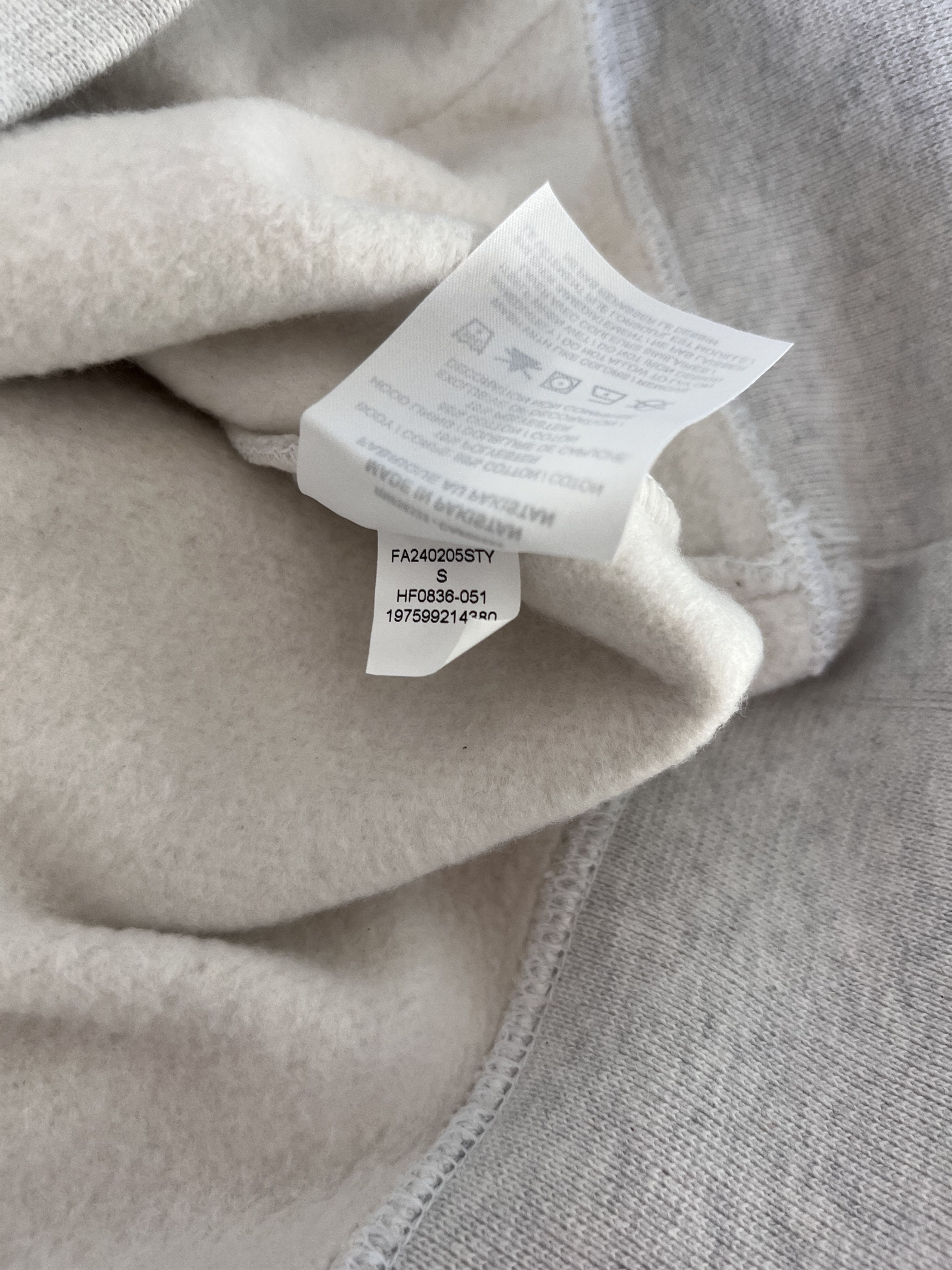 Jordan Brand × Supreme Supreme Jordan Hooded Sweatshirt in Ash Grey Size US S / EU 44-46 / 1 - 8 Thumbnail