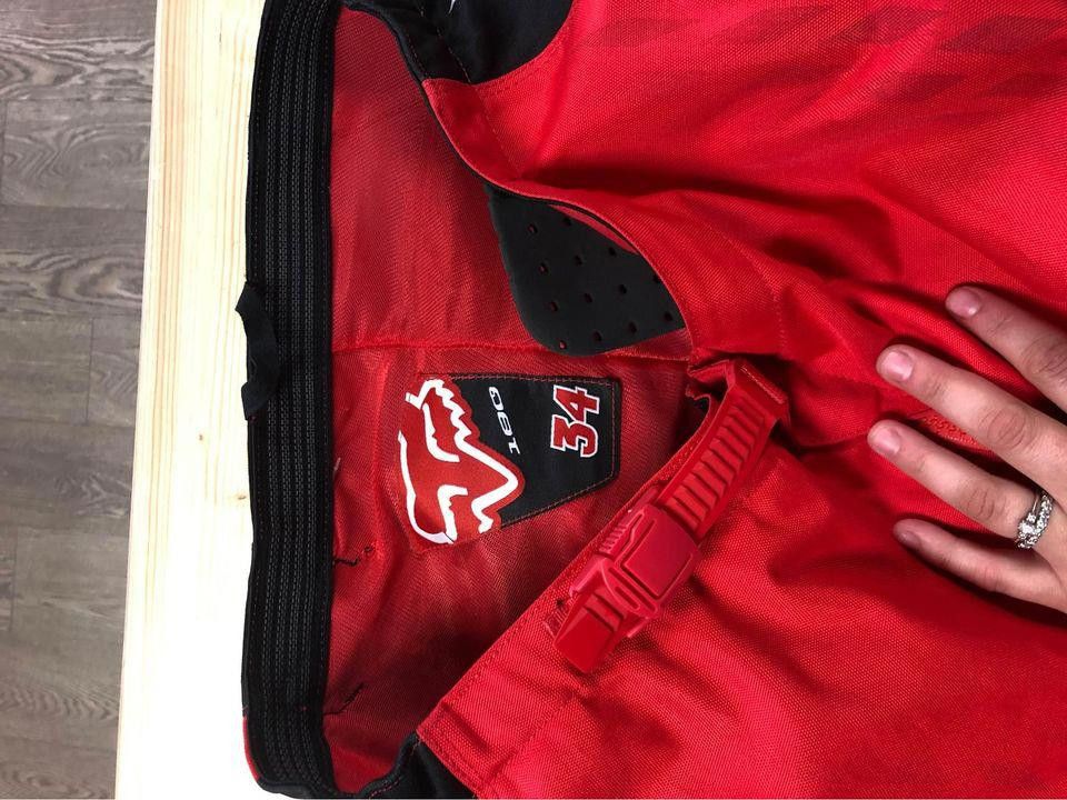 Fox Racing Fox Racing Womens Honda Red MX Pants - Size 34 Size 34" / US 12 / IT 48 - 2 Thumbnail