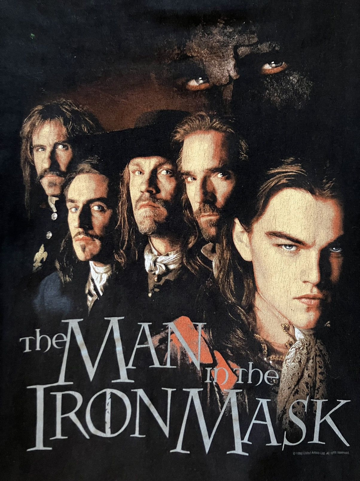 image of Vintage 98’ Man In The Iron Mask Tee in Black, Men's (Size XL)