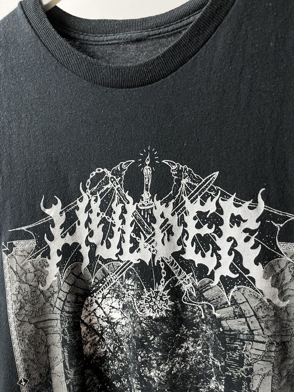 Band Tees Hulder Godslastering Black Metal T-Shirt Size L Size US L / EU 52-54 / 3 - 7 Thumbnail