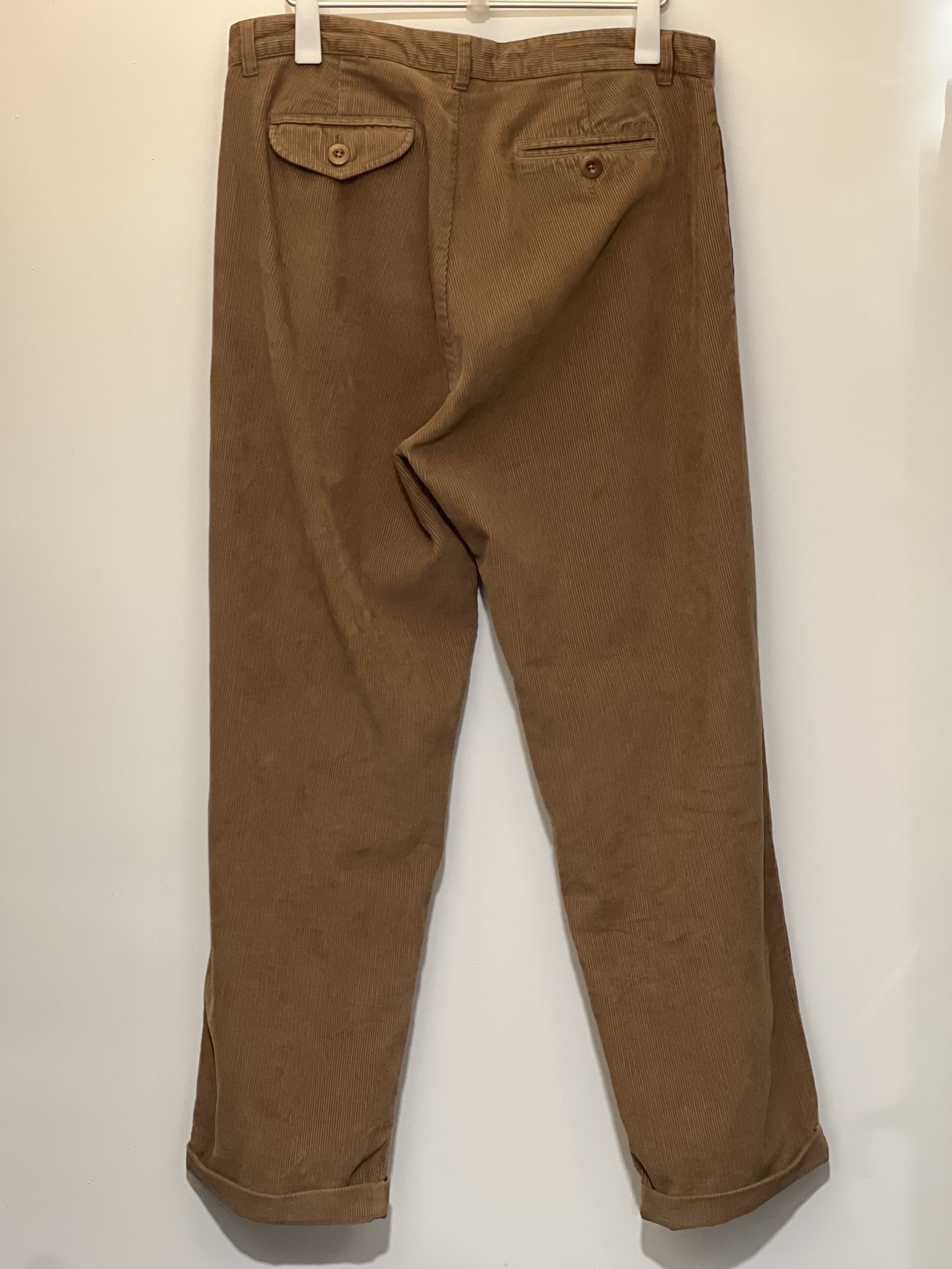 Adsum Adsum Corduroy Pants (L) Beige Size US 34 / EU 50 - 2 Thumbnail