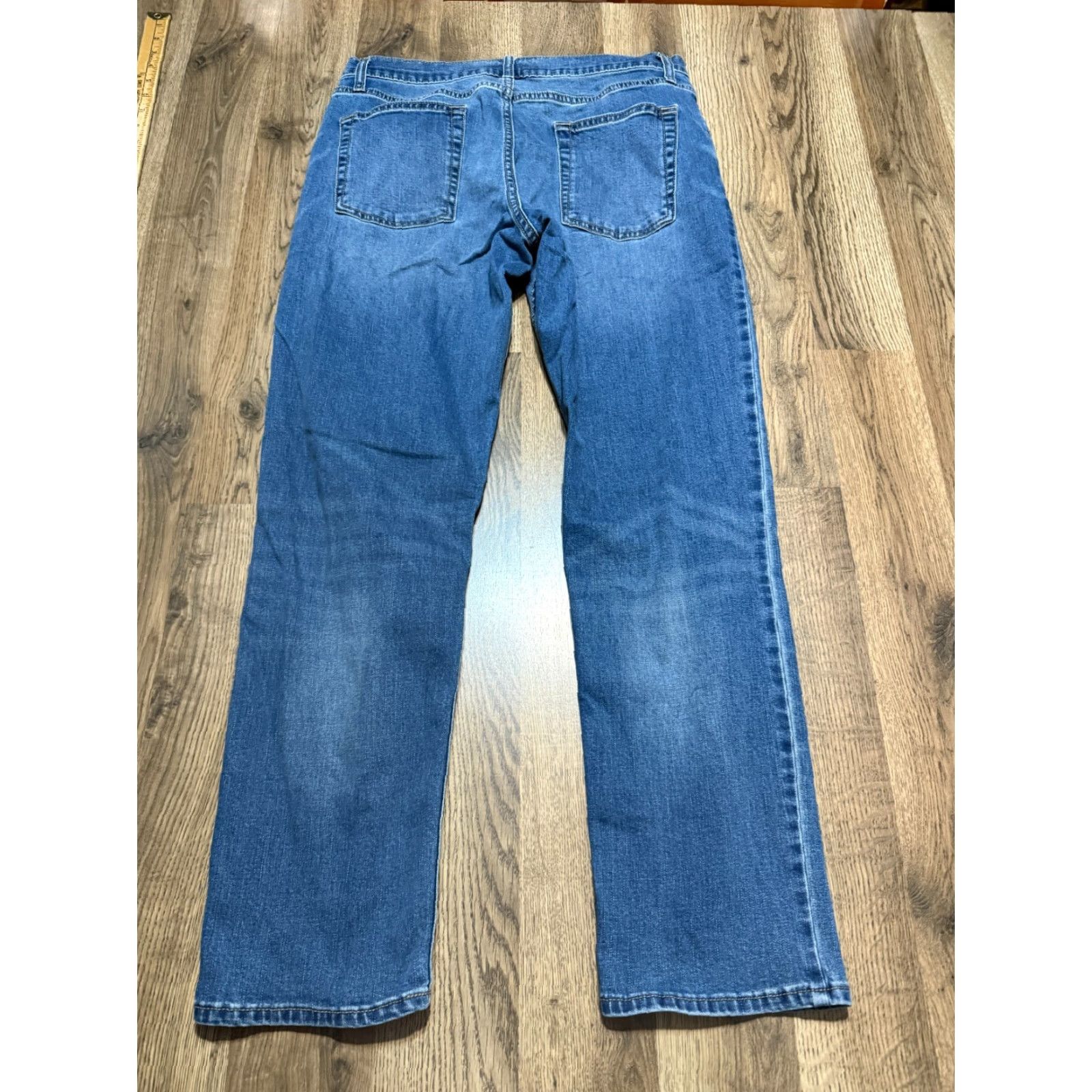 Vintage Goodfellow & Co. Jeans Men's 32x30 Blue Denim Athletic Mid Rise Pocket 5-Pocket Design Straight Rise Jeans Mens Size US 32 / EU 48 - 2 Thumbnail
