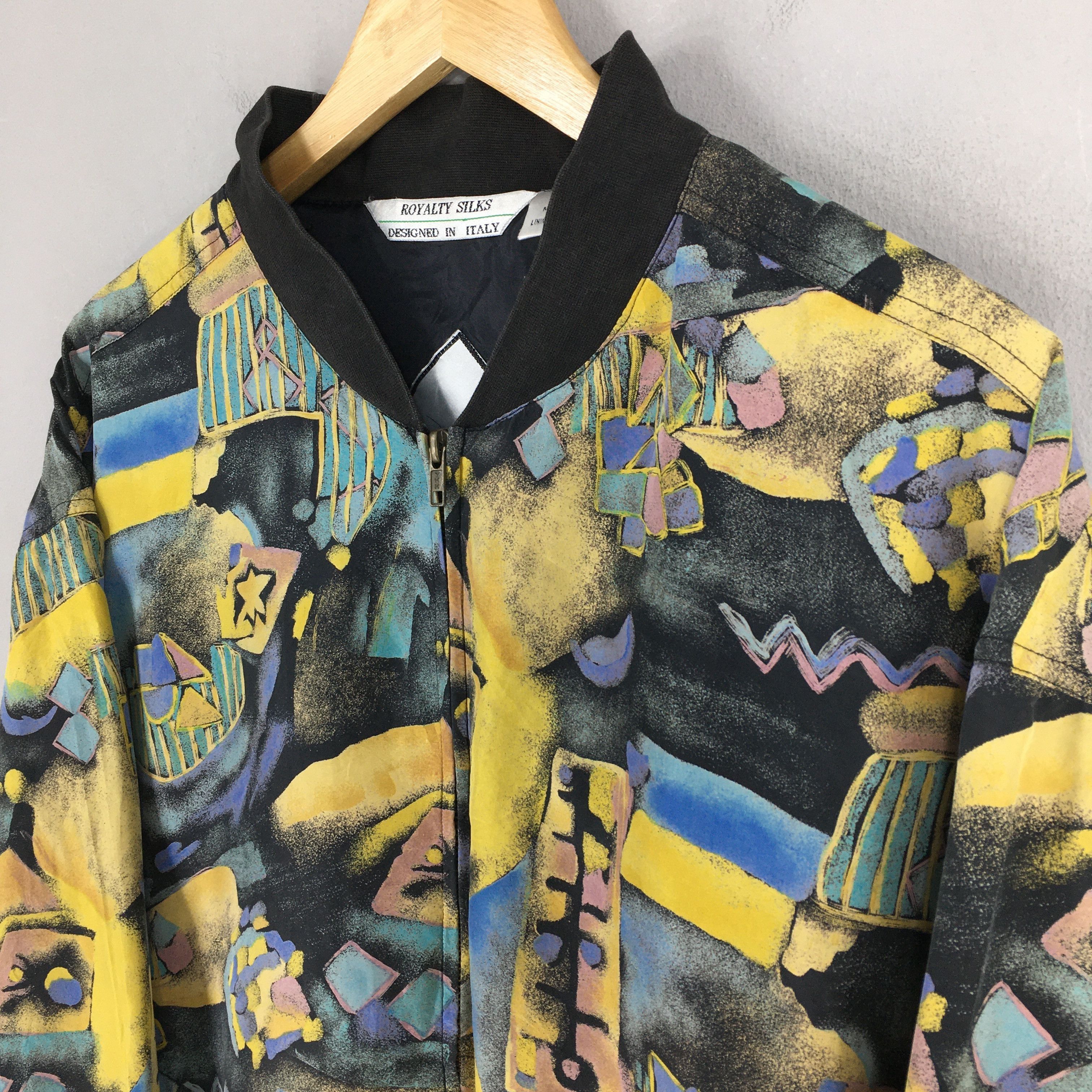 Other Vintage 90's Royalty Baroque Silk Jacket Large Size US L / EU 52-54 / 3 - 3 Thumbnail