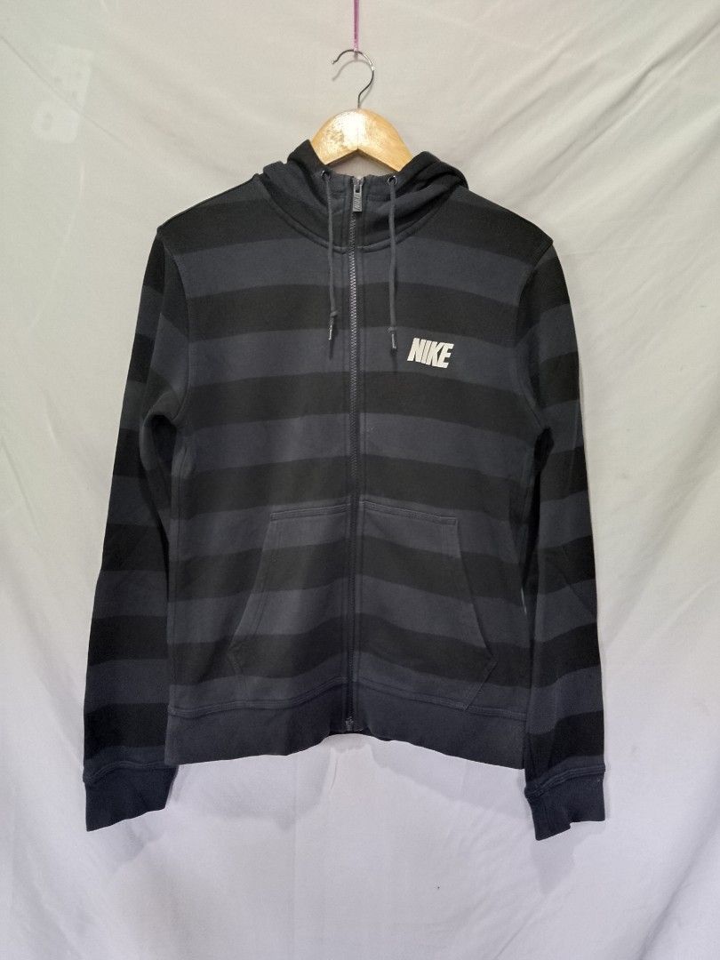 Nike Nike Stripe Zipper Hoodie Size US M / EU 48-50 / 2 - 1 Thumbnail