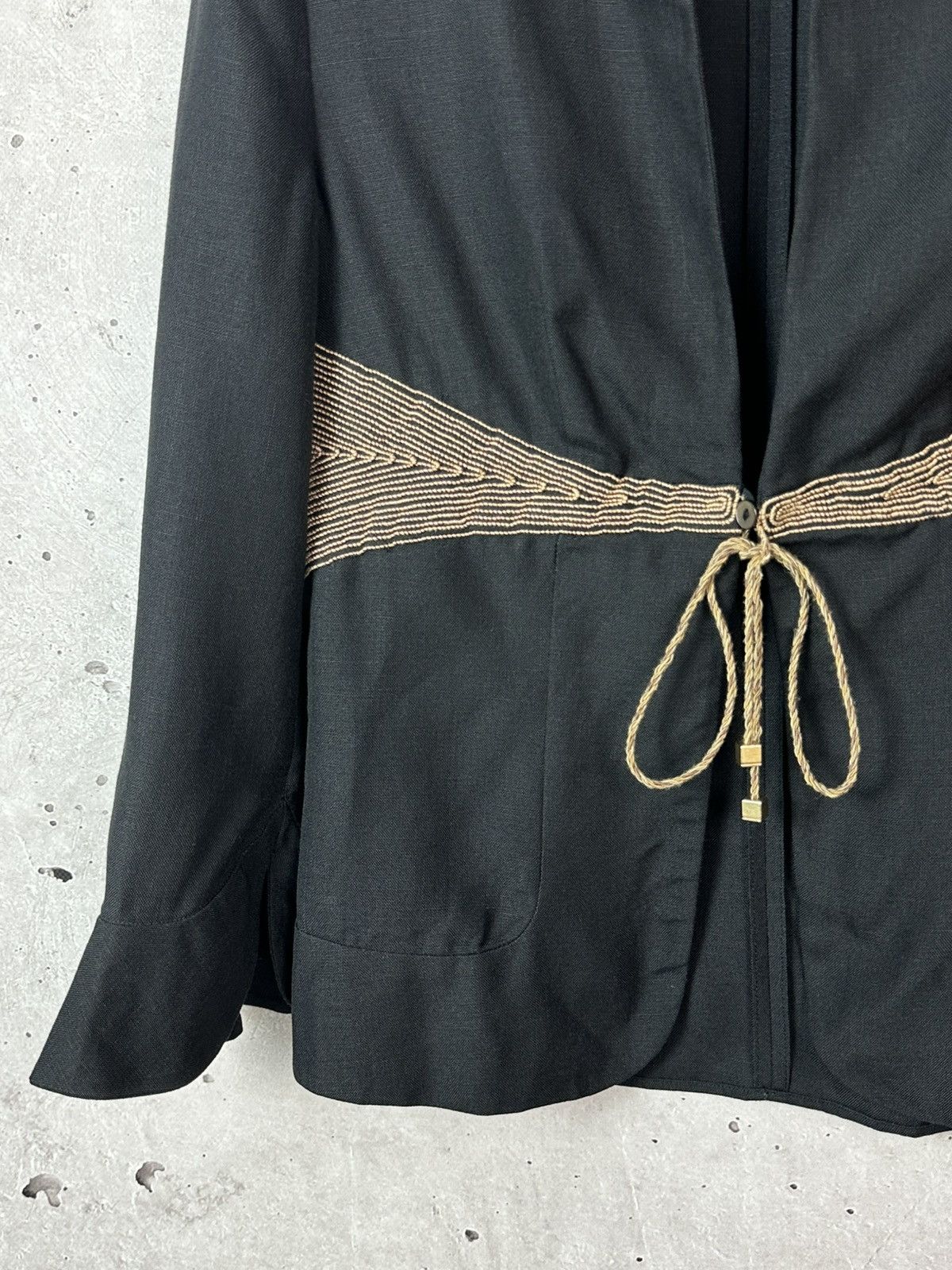 Valentino Valentino Made in Italy Viscose-Linen Blend Women’s Blazer Size M / US 6-8 / IT 42-44 - 4 Thumbnail