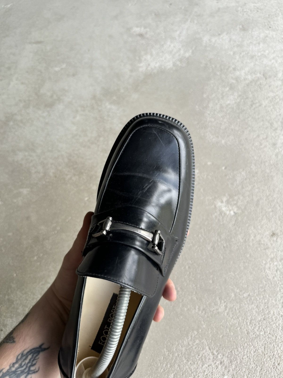 Vintage Black High Quality Leather Loafers Vintage Y2k Italy Hype Size US 8 / EU 41 - 20 Thumbnail