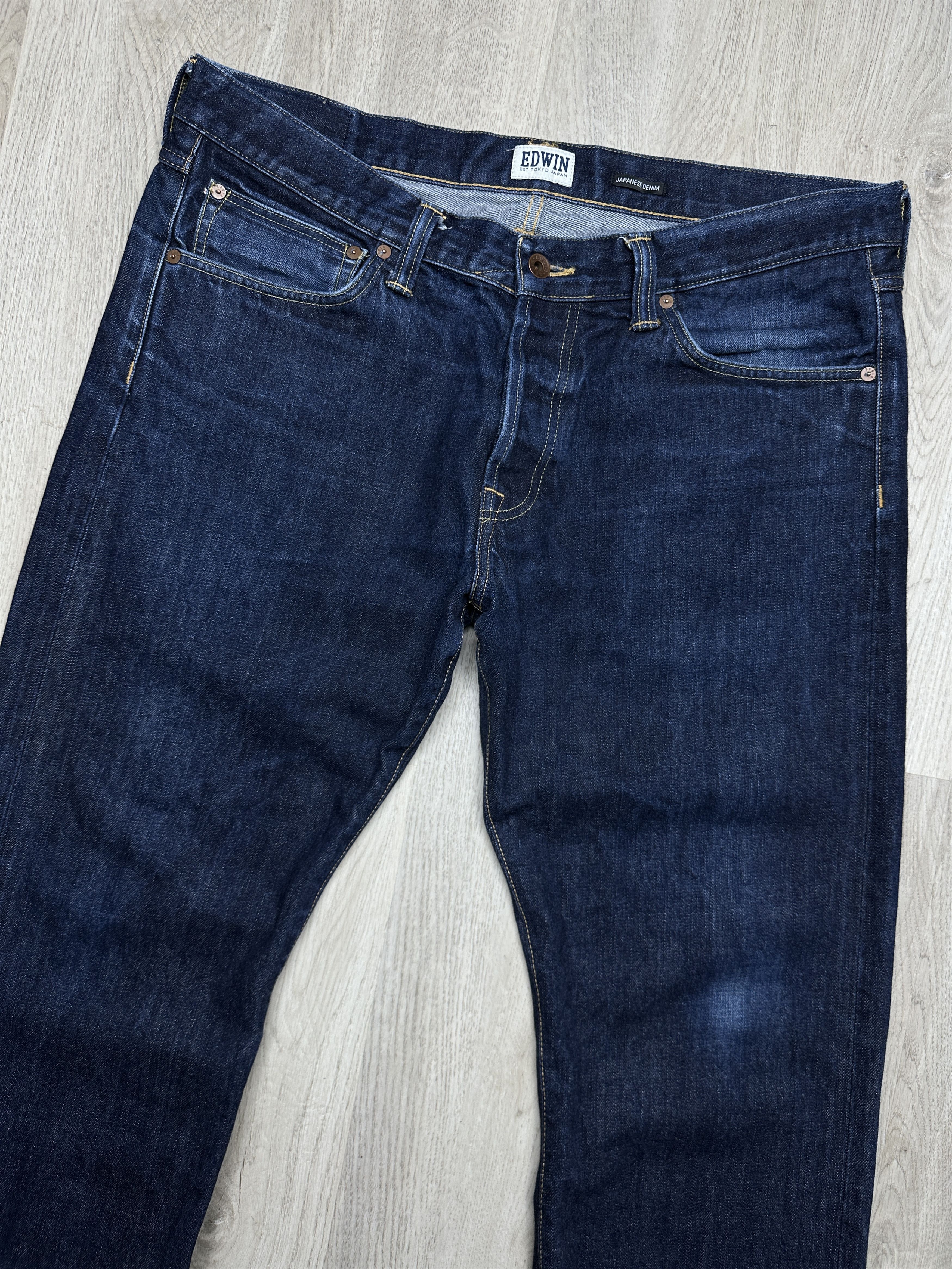 Edwin Edwin Mens Regular Straight Denim Pants Jeans Size US 38 / EU 54 - 5 Thumbnail