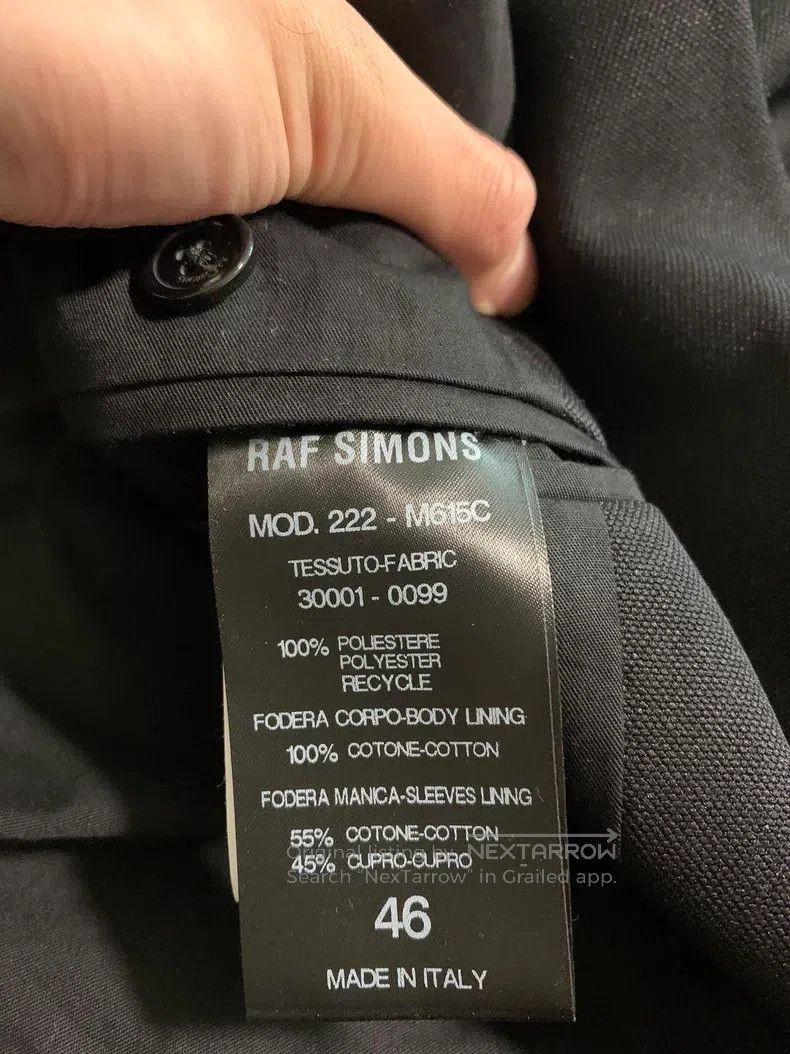 Raf Simons Raf Simons 22aw printed suit jacket Size US S / EU 44-46 / 1 - 7 Thumbnail