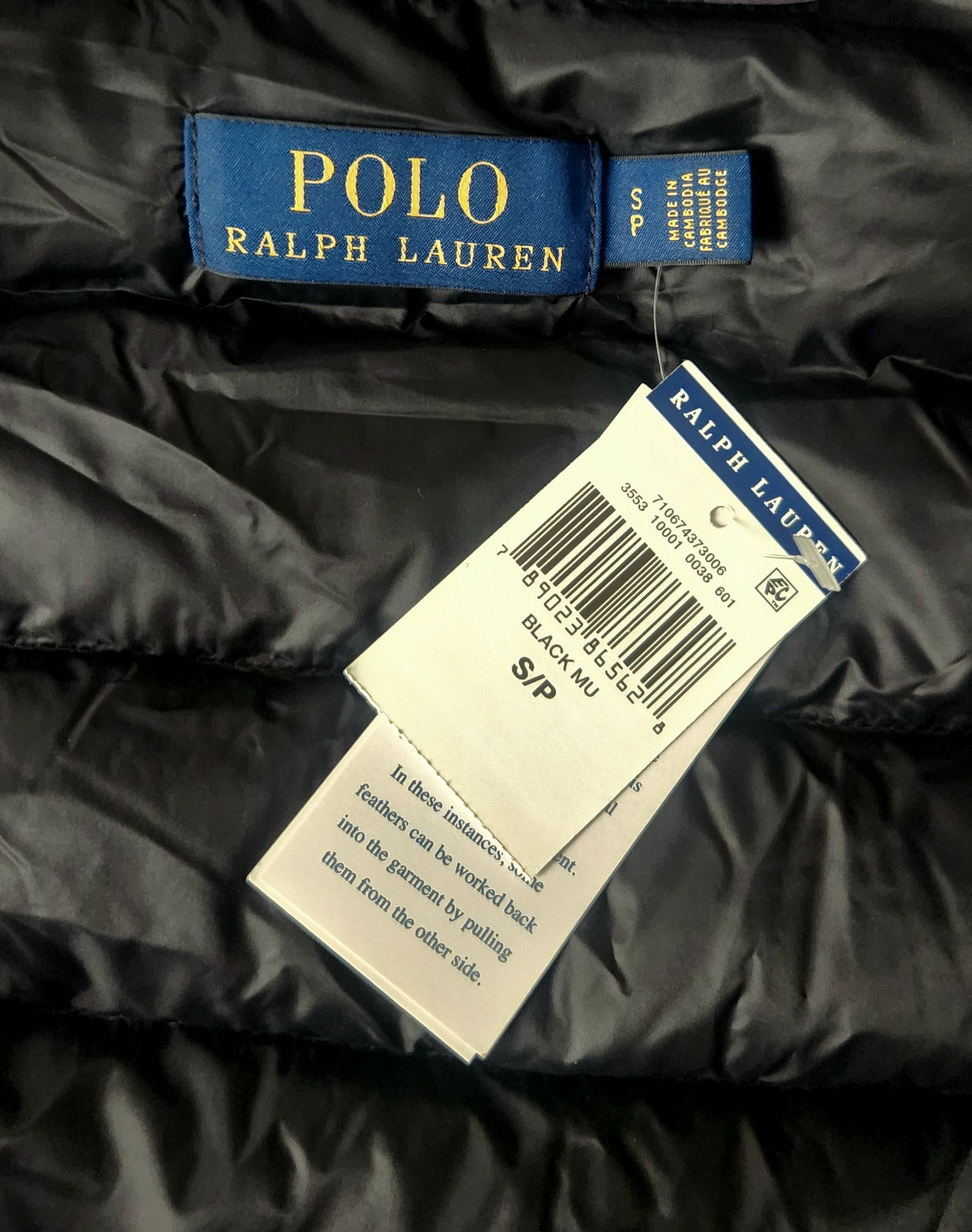 Polo Ralph Lauren Polo Ralph Lauren Packable Down Puffer Vest W/ Pony Black Size US S / EU 44-46 / 1 - 6 Thumbnail