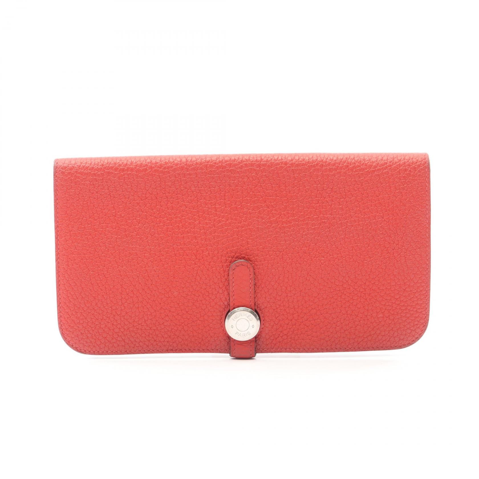 Hermes Hermes Hermes Dogon Long Leather Long Wallet Leather Long Wallet Q DUTY FREE for USA Size ONE SIZE - 1 Thumbnail