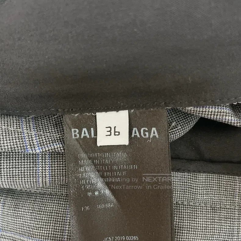 Balenciaga Balenciaga Gray Plaid Pants, Size 36 Size US 36 / EU 52 - 6 Thumbnail