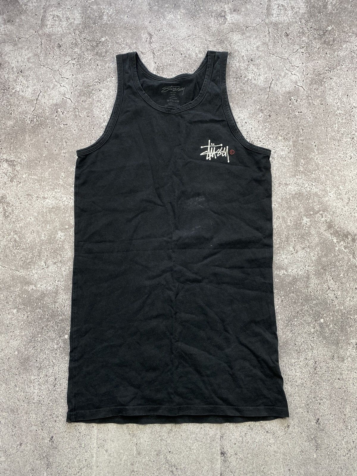 Stussy × Vintage Vintage Stussy Oversize Tank Top Y2K MADE IN USA Size US M / EU 48-50 / 2 - 3 Thumbnail