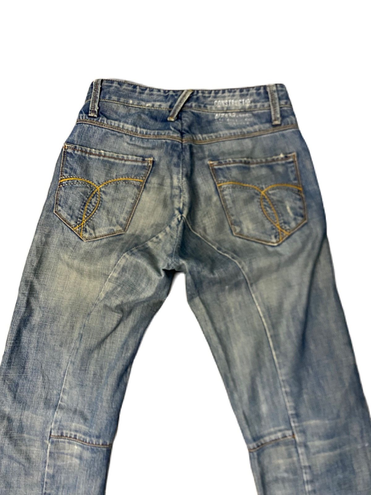 Label Under Construction ITALY BRAND 0/ZERO CONSTRUCTION DISTRESS CASUAL STYLE Size US 30 / EU 46 - 4 Thumbnail