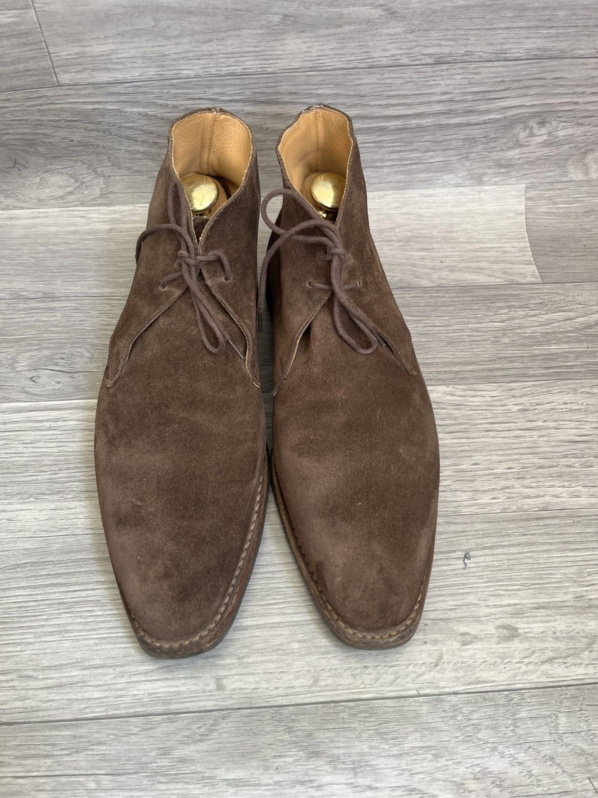 Crockett & Jones Crockett and Jones tetbury brown suede chukka boots sz Uk7.5 Size US 8.5 / EU 41-42 - 2 Thumbnail