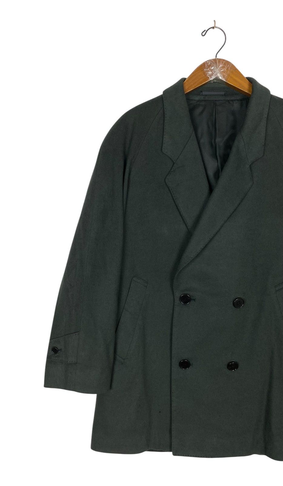Yves Saint Laurent Rare‼️ Vtg Yvest Saint Laurent Hommes Double Breasted Coat Size US M / EU 48-50 / 2 - 2 Thumbnail